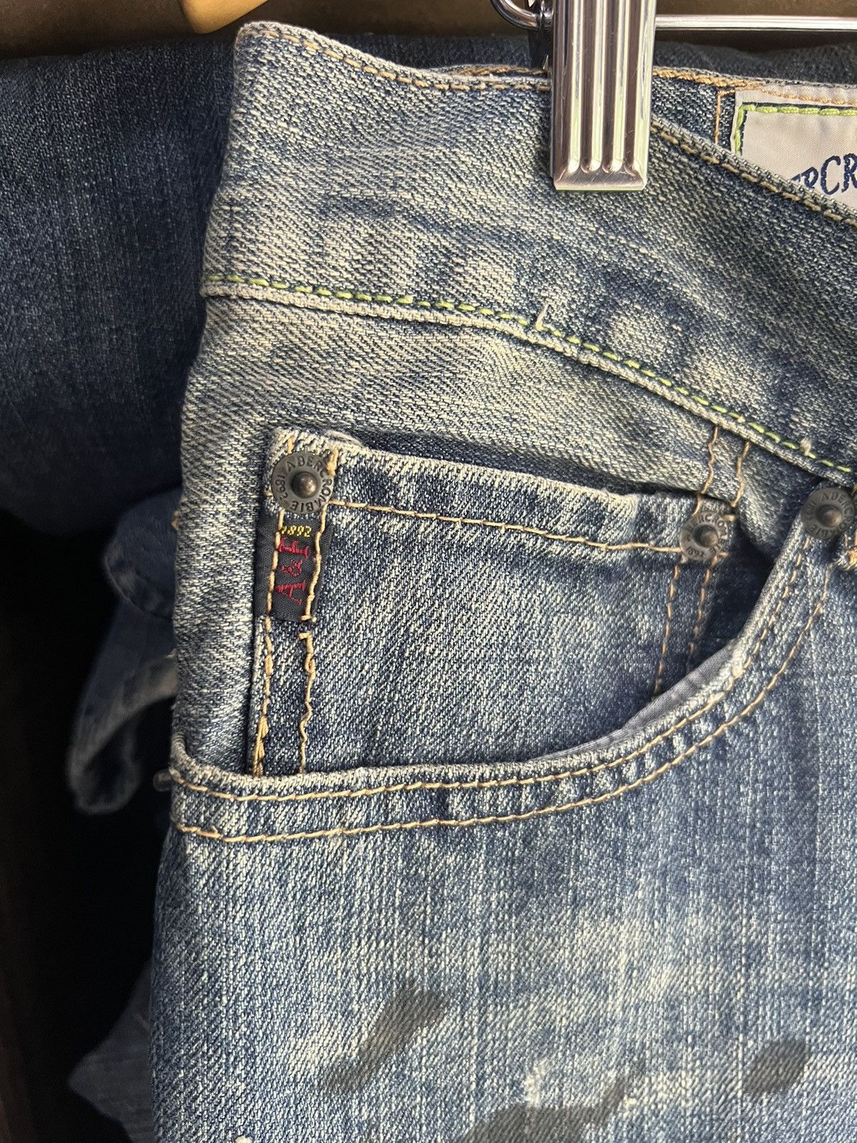 Abercrombie & Fitch 🔥Abercrombie & Fitch Boot Cut Distressed Denim Size US 36 / EU 52 - 12 Thumbnail