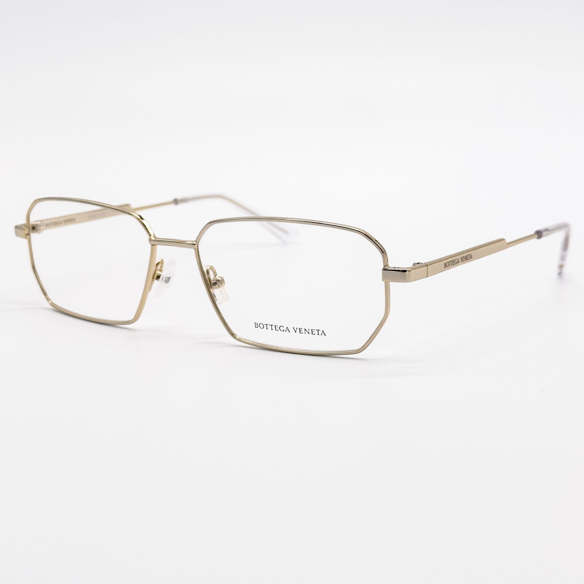 Bottega Veneta NEW BOTTEGA VENETA EYEGLASSES BV1073O 002 SQUARE GOLD UNISEX Size ONE SIZE - 2 Thumbnail