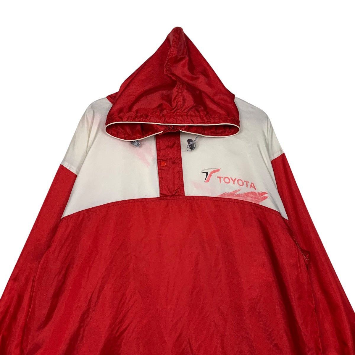 Japanese Brand TOYOTA Big Logo Anorak Jacket Windbreaker #2541-C115 Size US XL / EU 56 / 4 - 5 Thumbnail