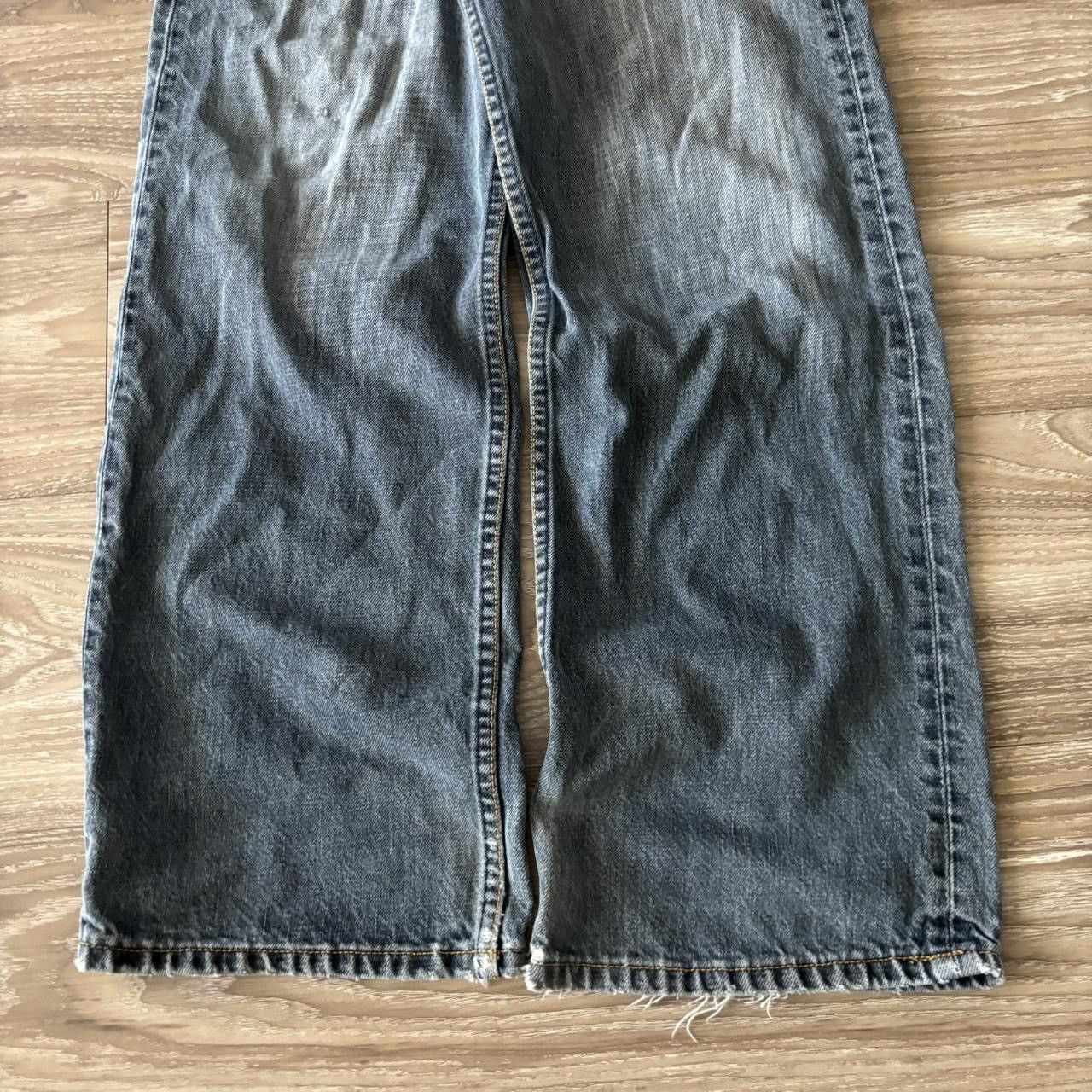 Vintage Crazy Vintage Y2K/2000s Grunge Faded Dark Wash Denim Jeans! 29x30 Size US 29 - 6 Thumbnail