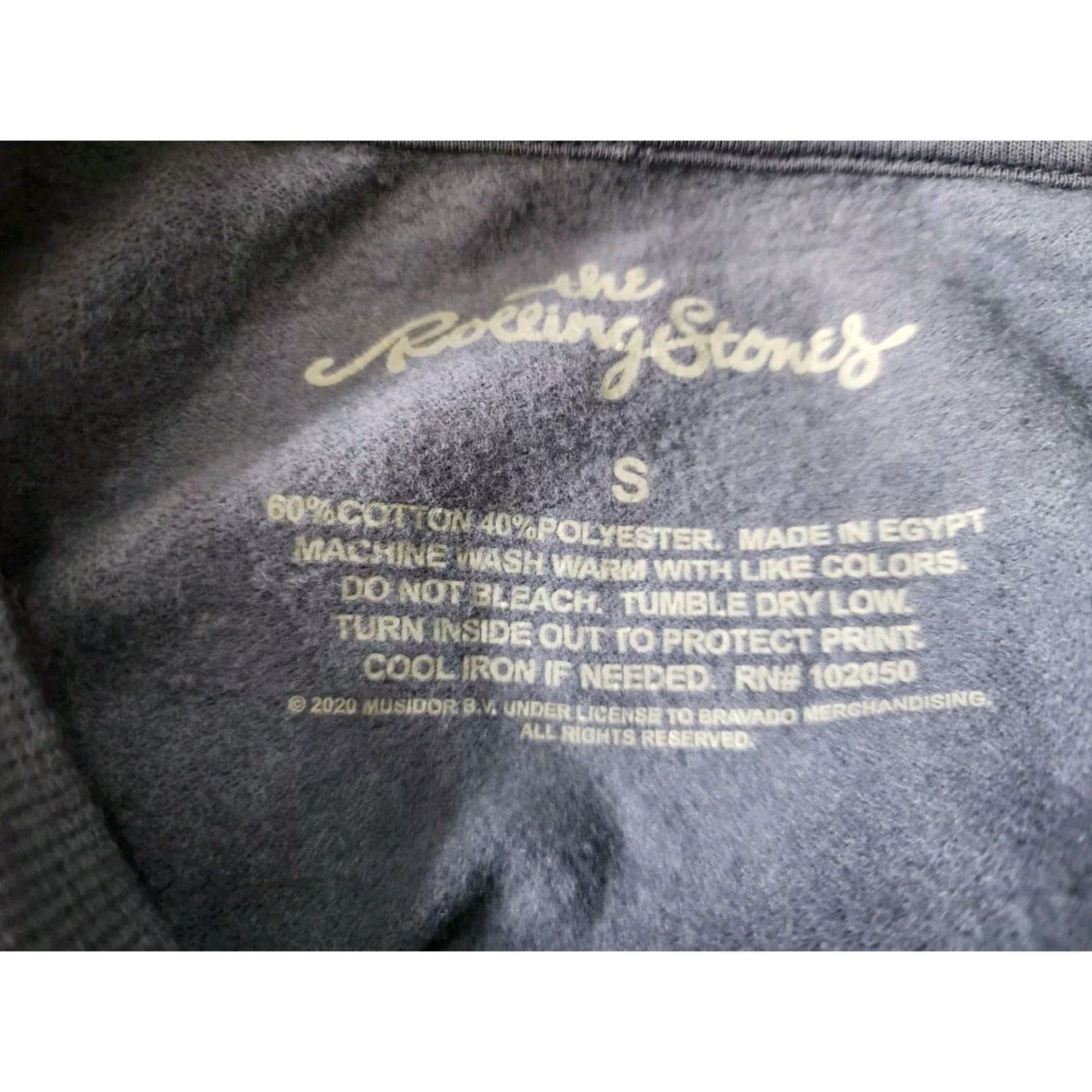 Vintage Womens The Rolling Stones Sweater Shirt Blue Crewneck Long Sleeve S Pullover Distressed Vintage No Size S / US 4 / IT 40 - 5 Thumbnail