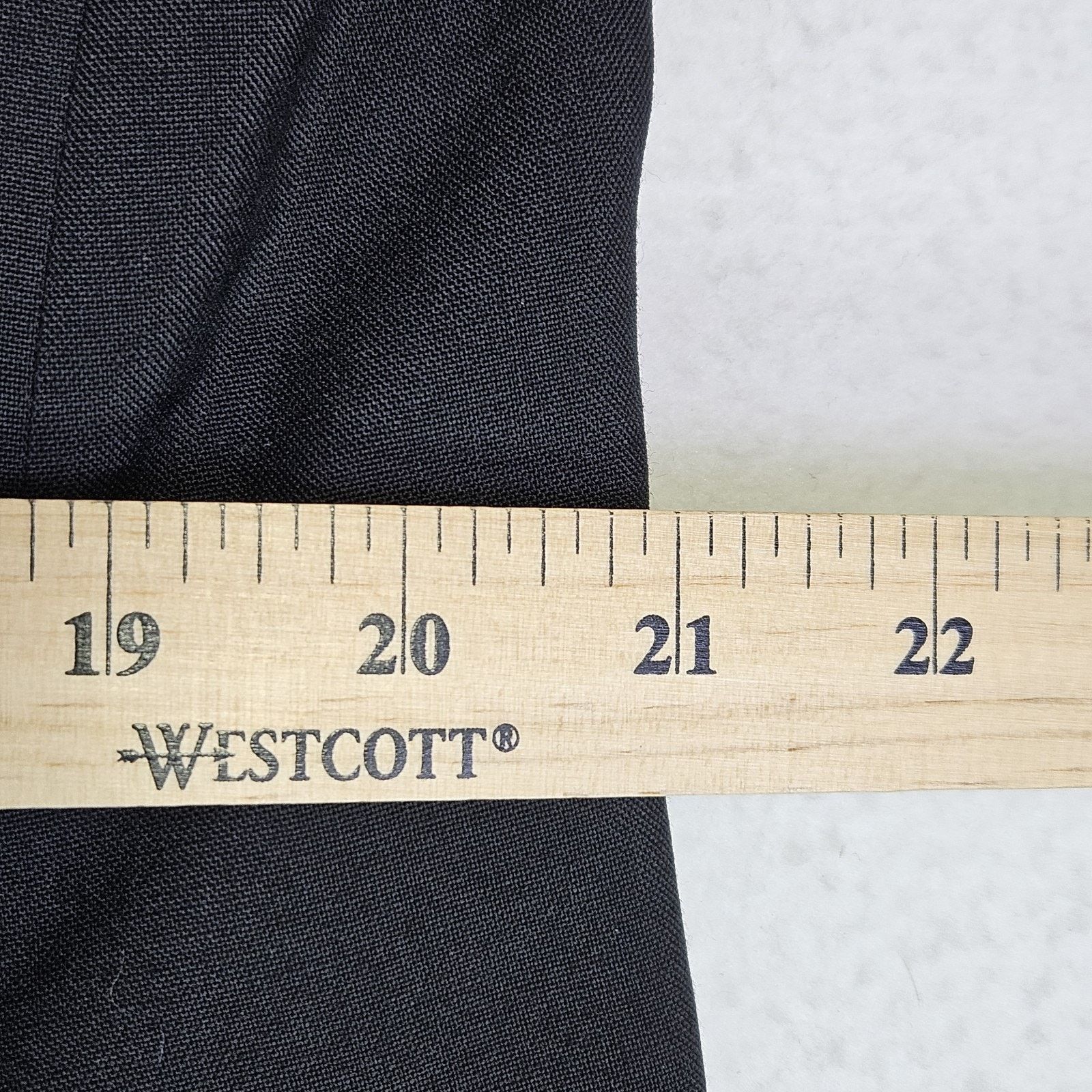Halston Halston Tuxedo Jacket Wedding Peak Lapel Double Breasted Size 40R - 17 Thumbnail
