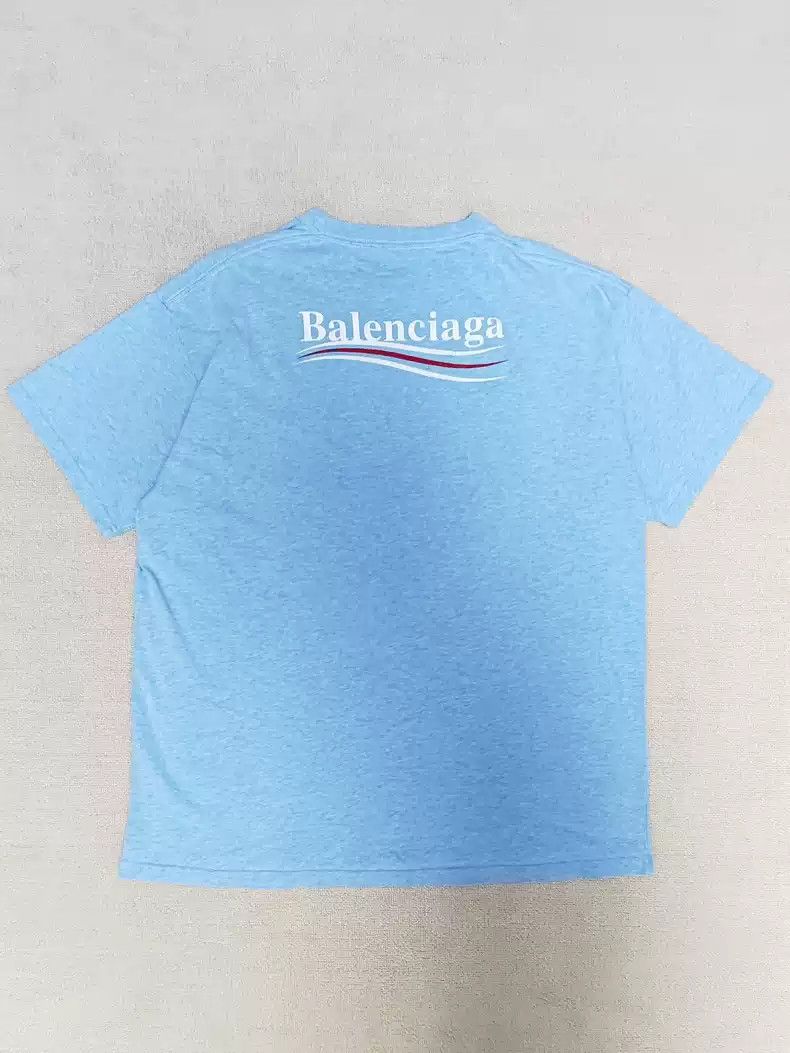 Balenciaga Balenciaga Wave Cola Logo Washed Short sleeved T shirt Grailed