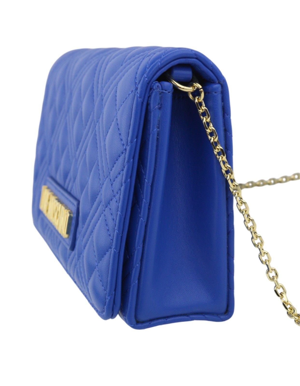 Love Moschino BORSA QUILTED PU ZAFFIRO OS Blue Crossbody 87746 Size ONE SIZE - 5 Thumbnail