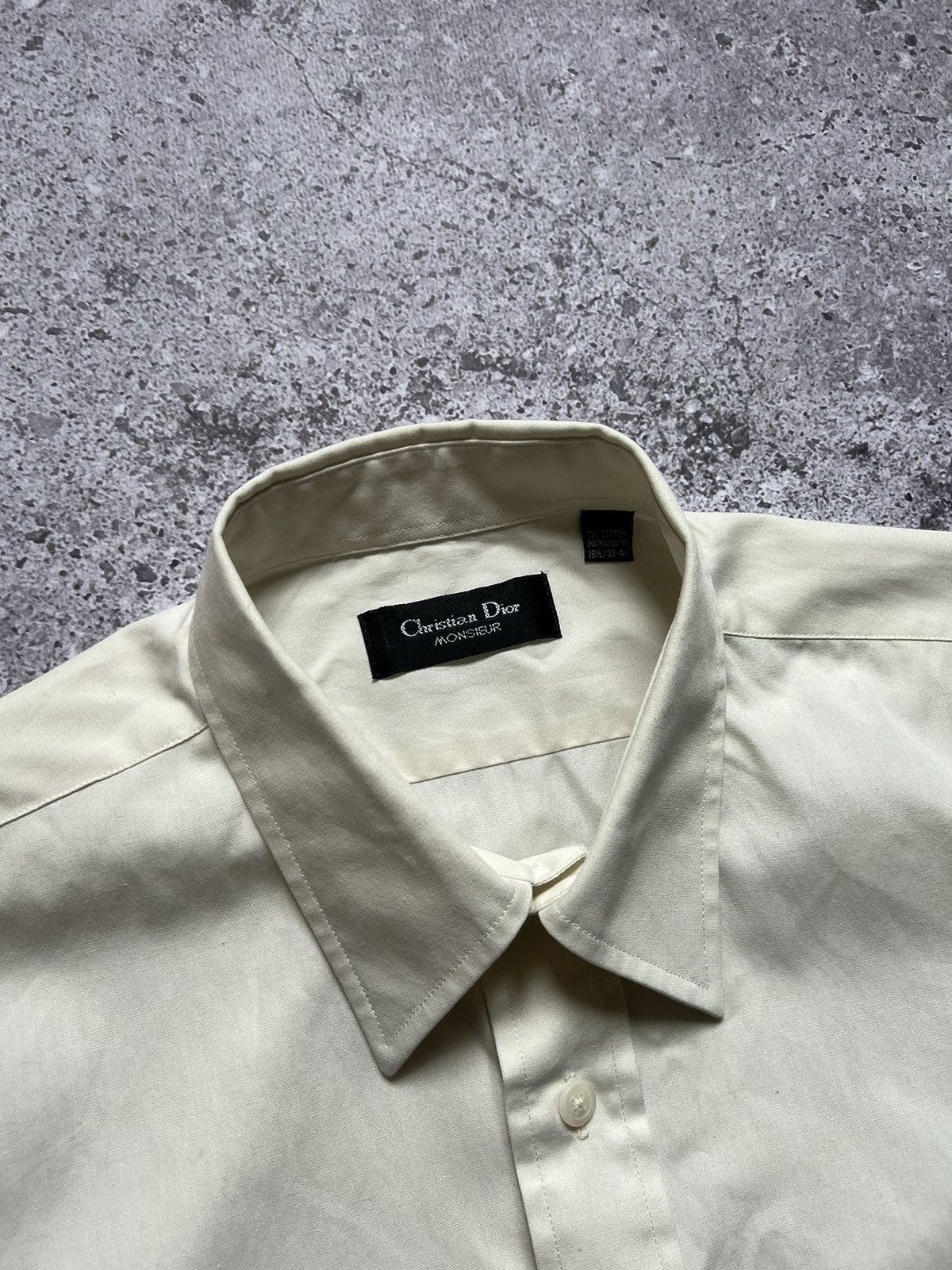 Designer Christian Dior Monsieur Button Up Shirt Luxury Size US L / EU 52-54 / 3 - 7 Thumbnail