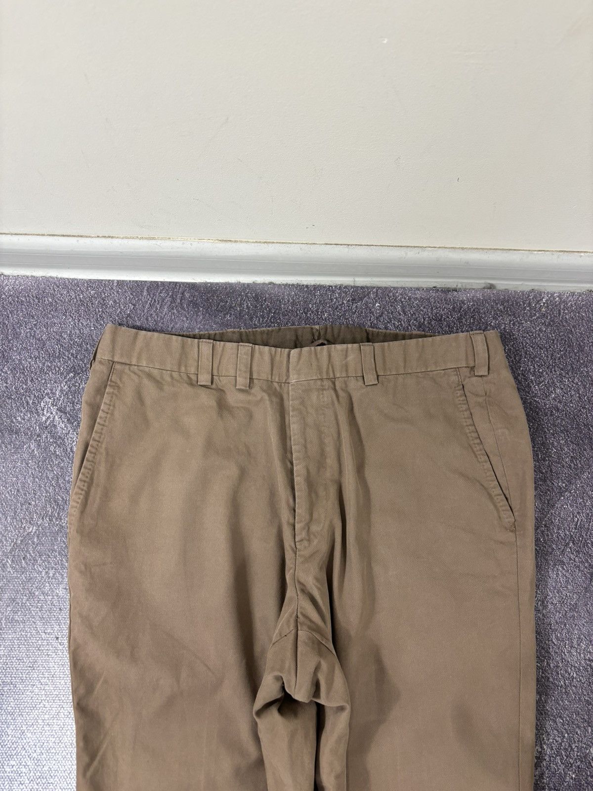 Oxxford Clothes Oxxford Clothes Men’s Straight Fit Classic Chino Pants Size US 30 / EU 46 - 5 Thumbnail
