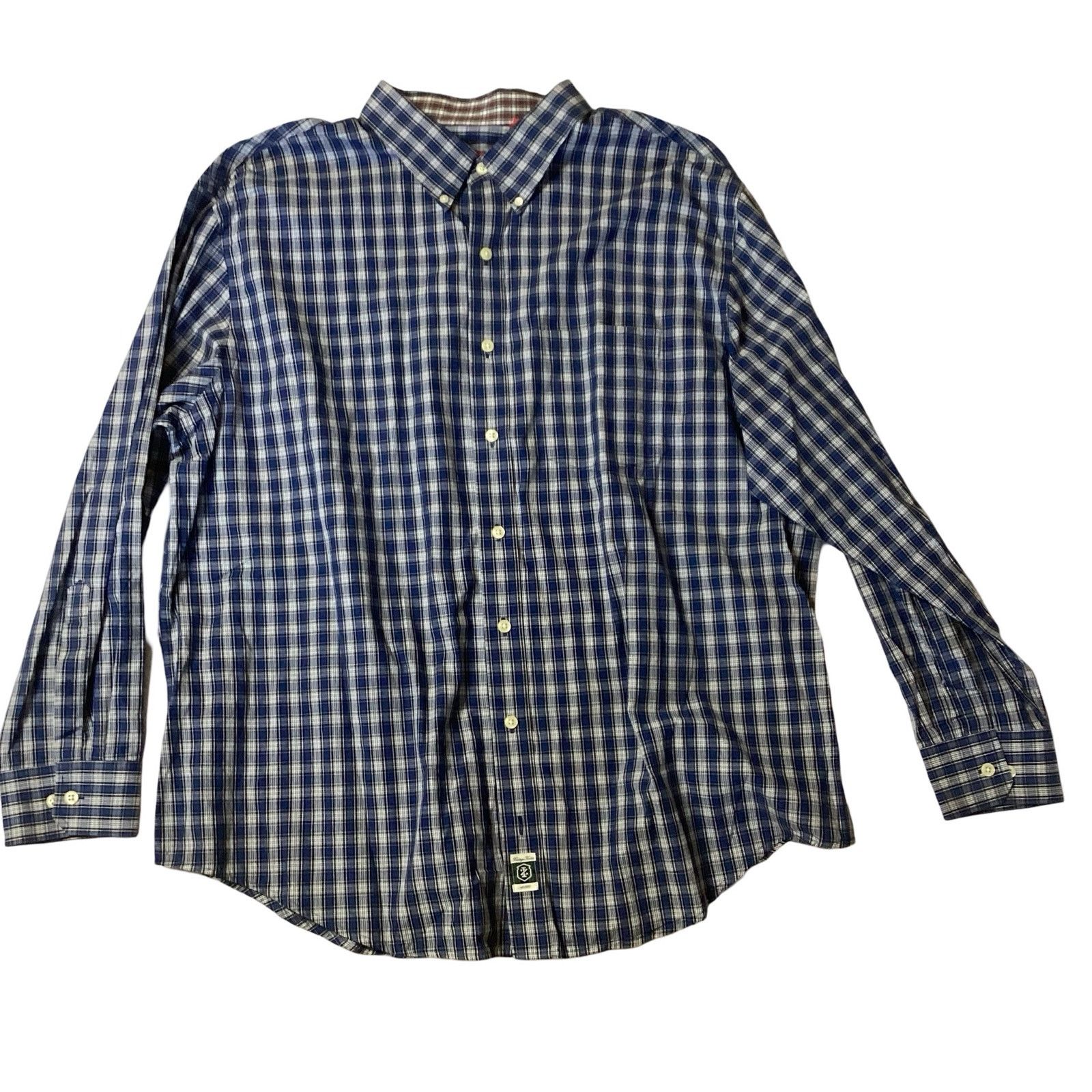 Izod IZOD Gingham Print Button Down Size US XXL / EU 58 / 5 - 2 Thumbnail