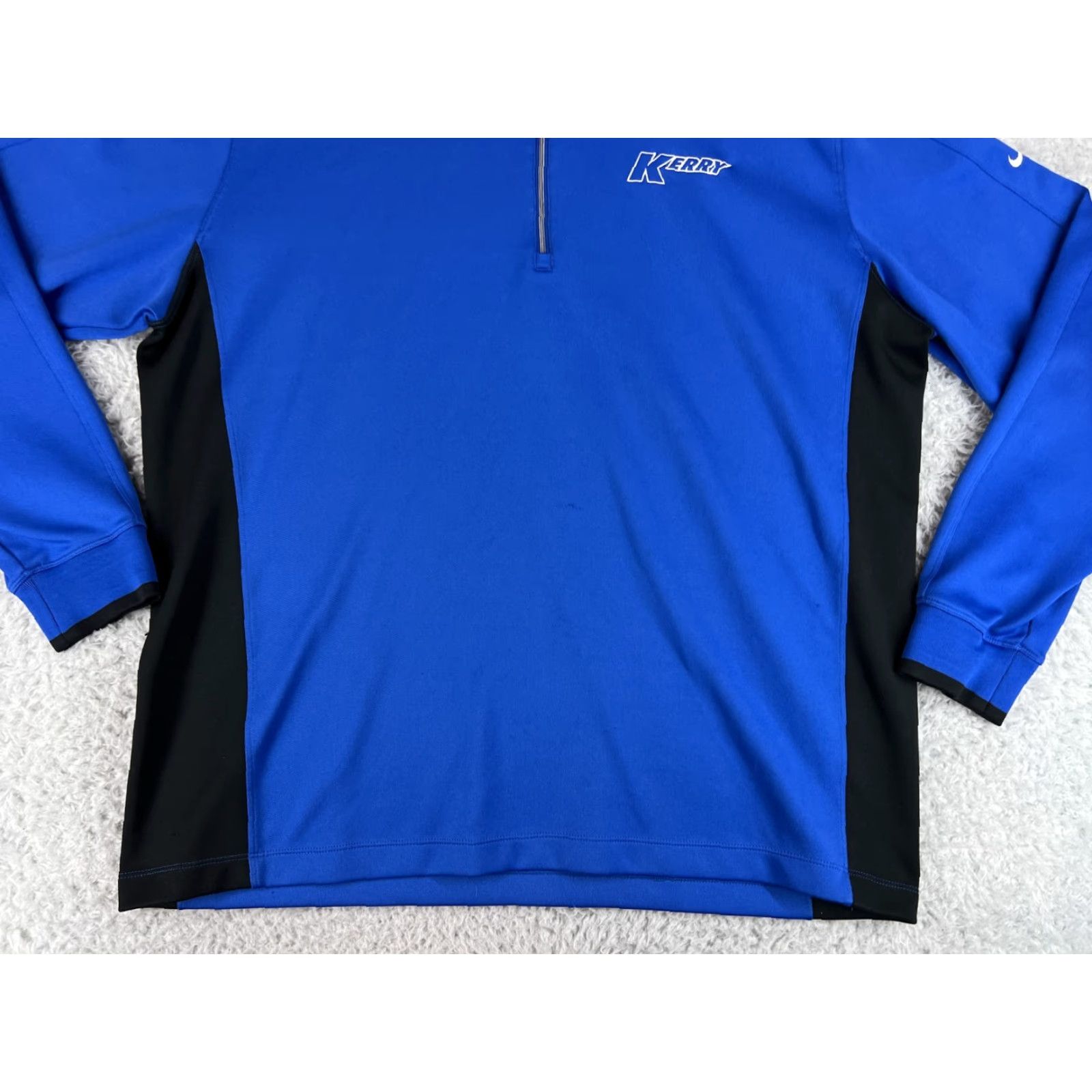 Nike Nike Golf Jacket Mens XL Blue Black 1/4 Zip Dri-Fit Swoosh Logo Pullover Size US XL / EU 56 / 4 - 6 Thumbnail