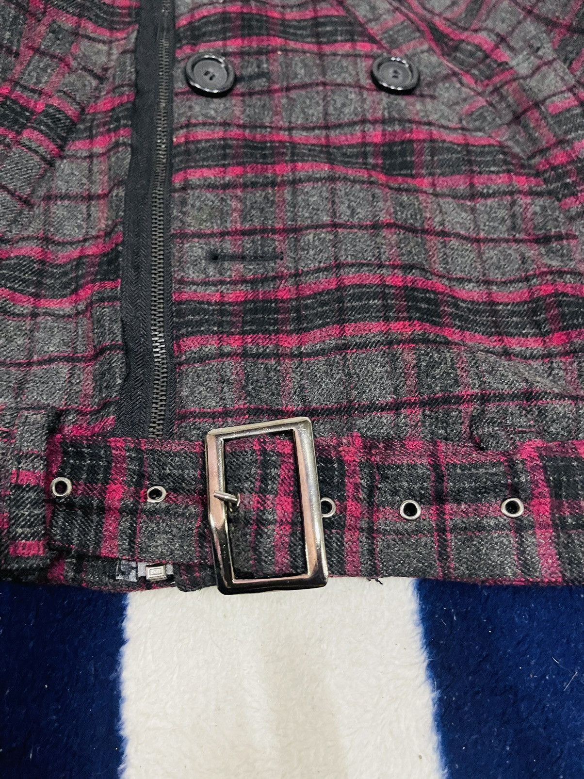 If Six Was Nine × Japanese Brand × Le Grande Bleu (L.G.B.) Royal Camp Double Collar Punk Wool Jacket (09) Size M / US 6-8 / IT 42-44 - 11 Thumbnail