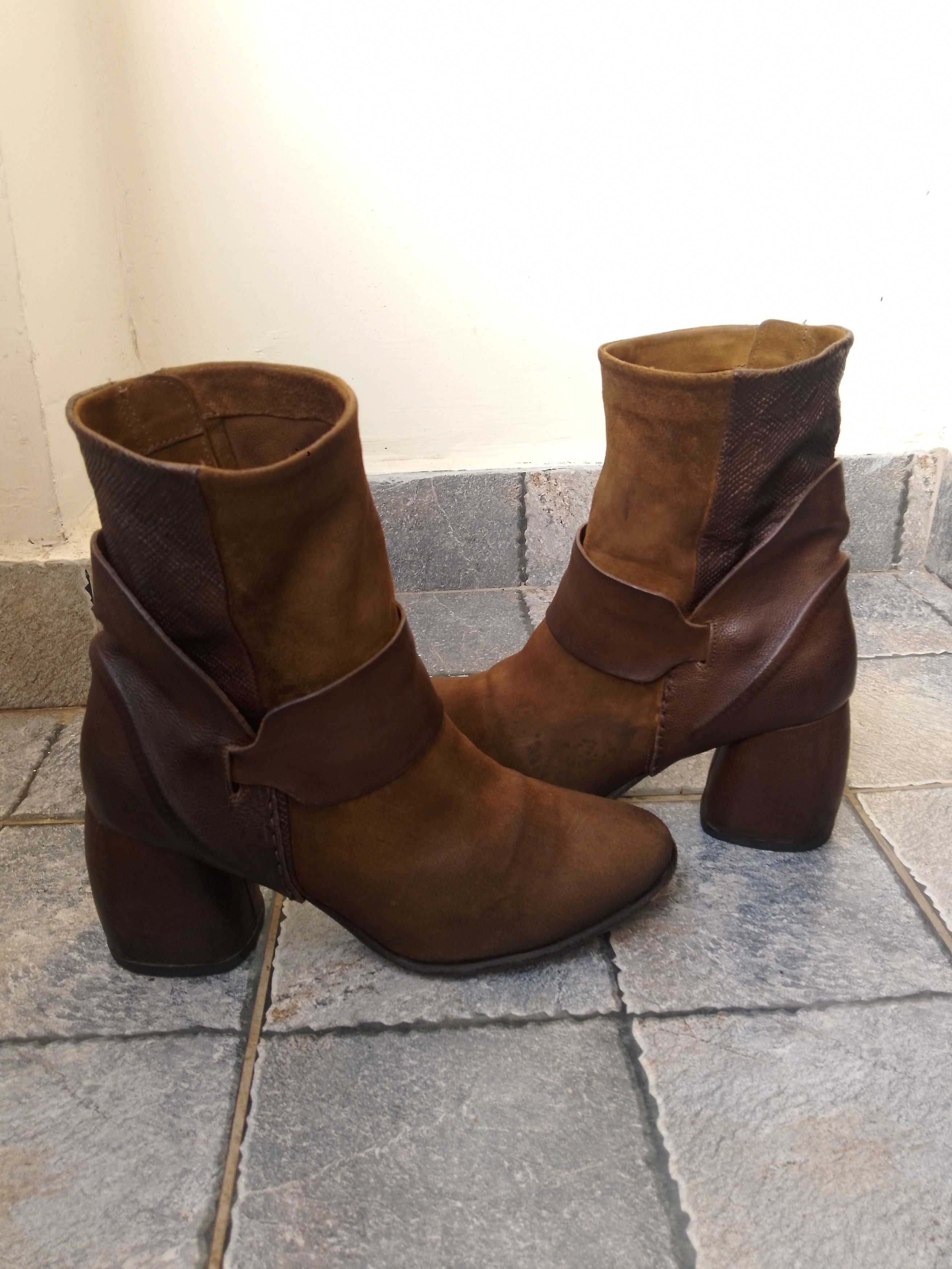 A.S.98 BOTIN 170201 SENAPE VERDE BOOTS Size US 9 / IT 39 - 5 Thumbnail