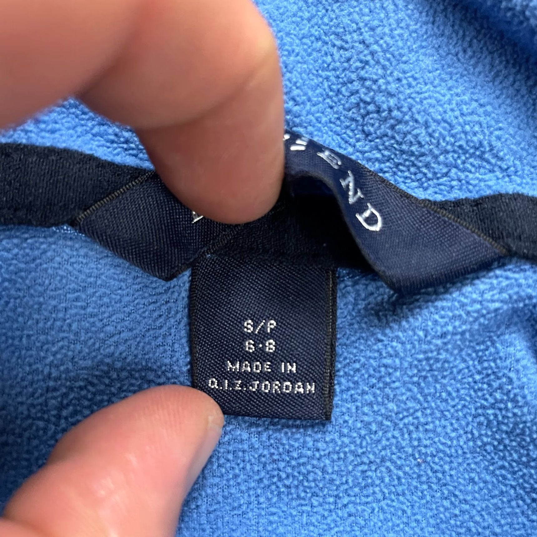 Lands' End Lands' End Fleece Jacket Women Solid Blue 1/4 Zip High Neck Outdoor Hiking Size S / US 4 / IT 40 - 5 Thumbnail