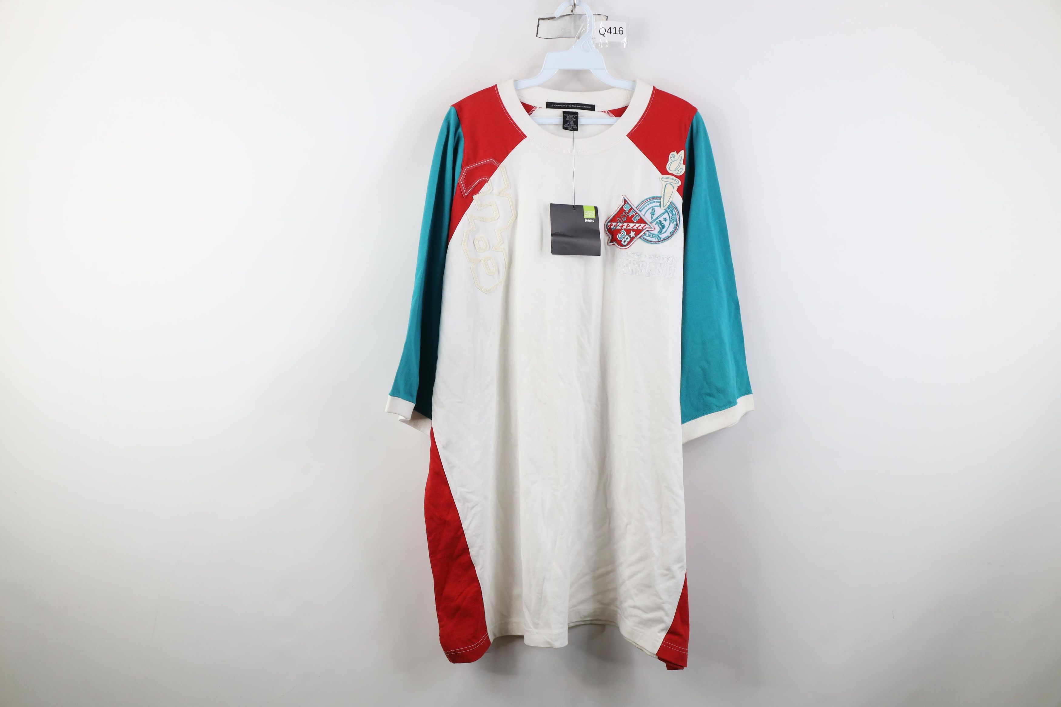Marithe + Francois Girbaud Deadstock Vintage 90s Marithe Francois Girbaud T-Shirt Size US XXL / EU 58 / 5 - 1 Thumbnail