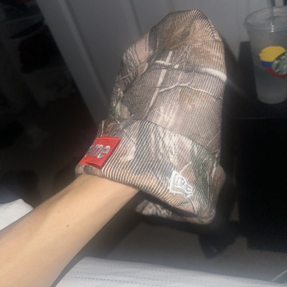 New Era × Supreme Supreme BOGO Camo Beanie Size ONE SIZE - 5 Thumbnail