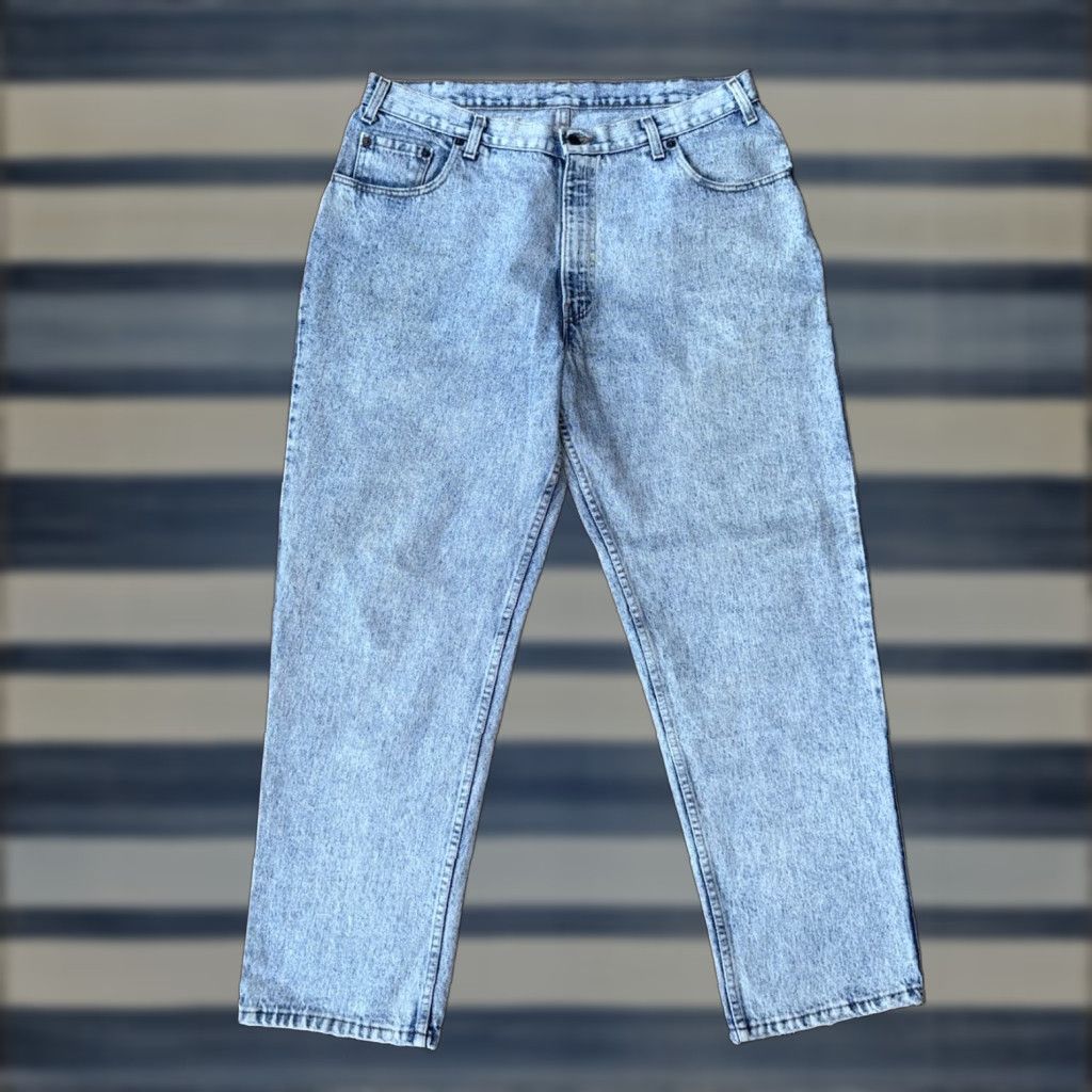 Levi's VINTAGE Levi's 545 Acid Wash Denim Straight Jeans Men 40x30 USA Made Size US 40 / EU 56 - 1 Thumbnail
