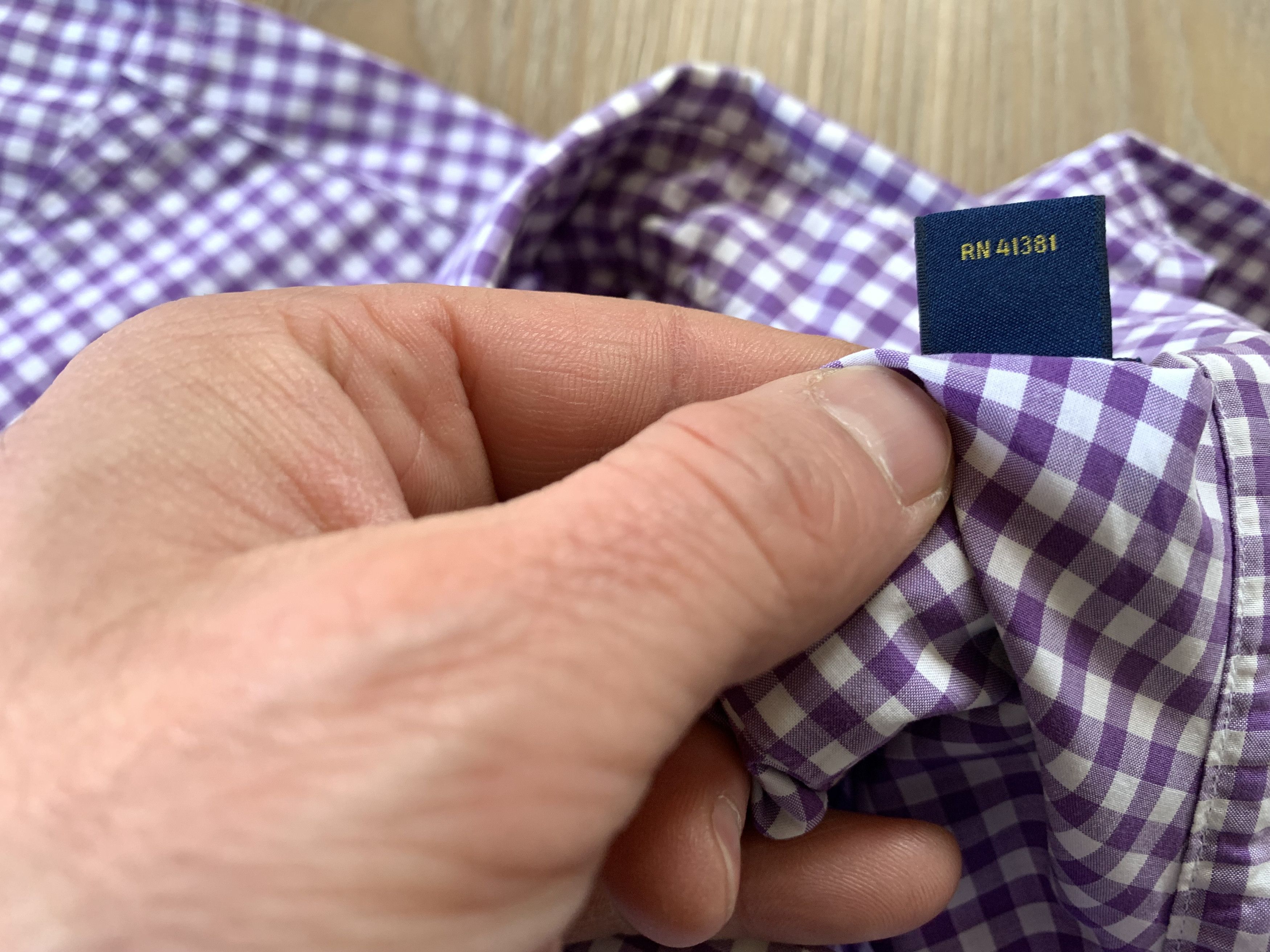 Designer × Polo Ralph Lauren × Ralph Lauren Polo Ralph Lauren Cotton Plate Shirt Size US XL / EU 56 / 4 - 7 Thumbnail