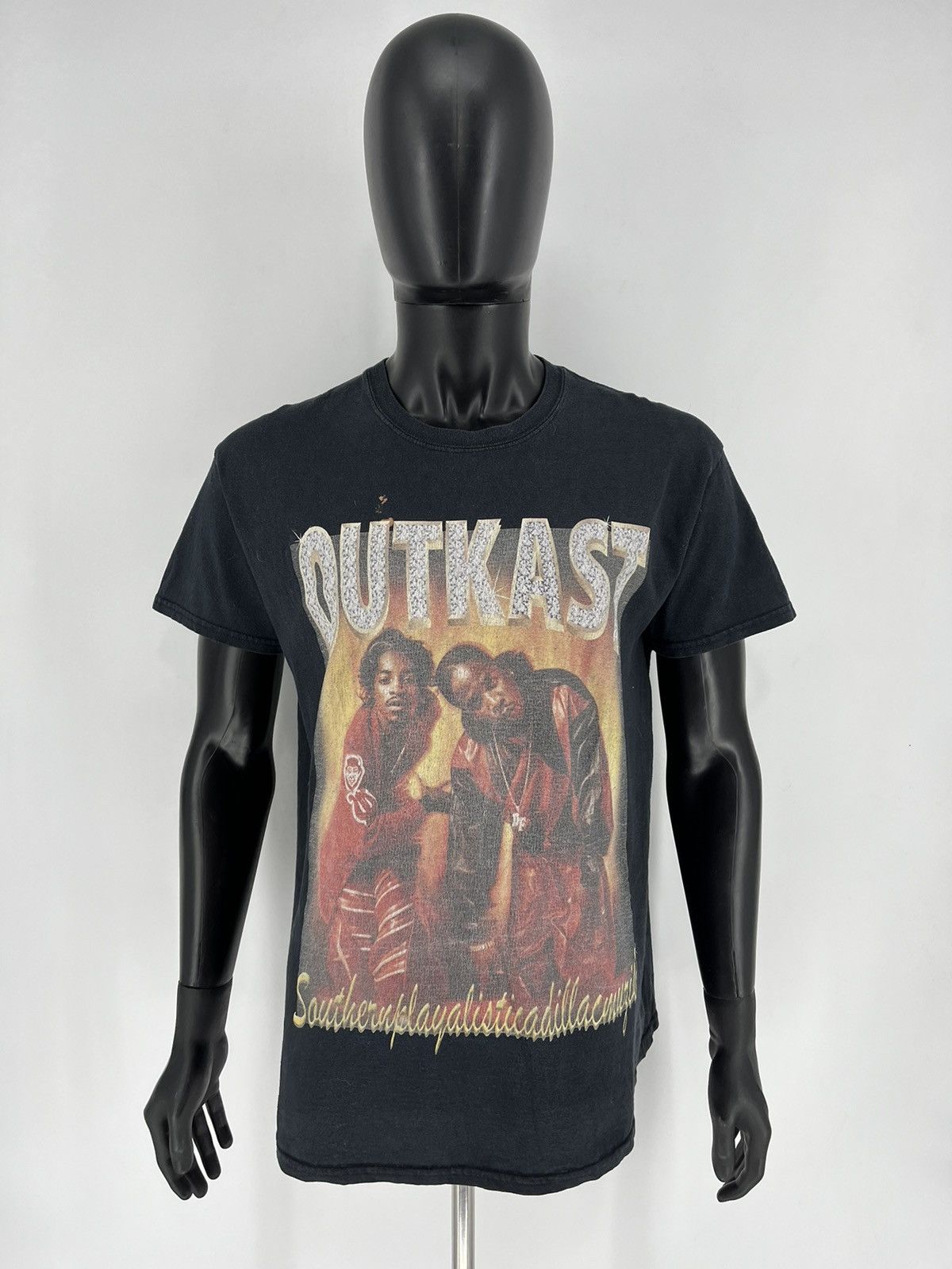Band Tees × Outkast × Rap Tees Vintage Outkast Southernplayalisticadillacmuzik T-Shirt Hip Size US M / EU 48-50 / 2 - 2 Thumbnail