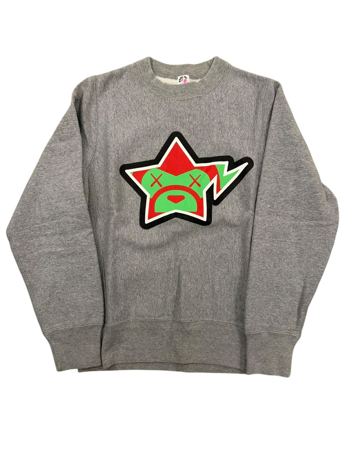 Bape × Kaws Bape x Kaws Baby Milo BapeSta Sweatshirts Gray Size S / US 4 / IT 40 - 1 Thumbnail
