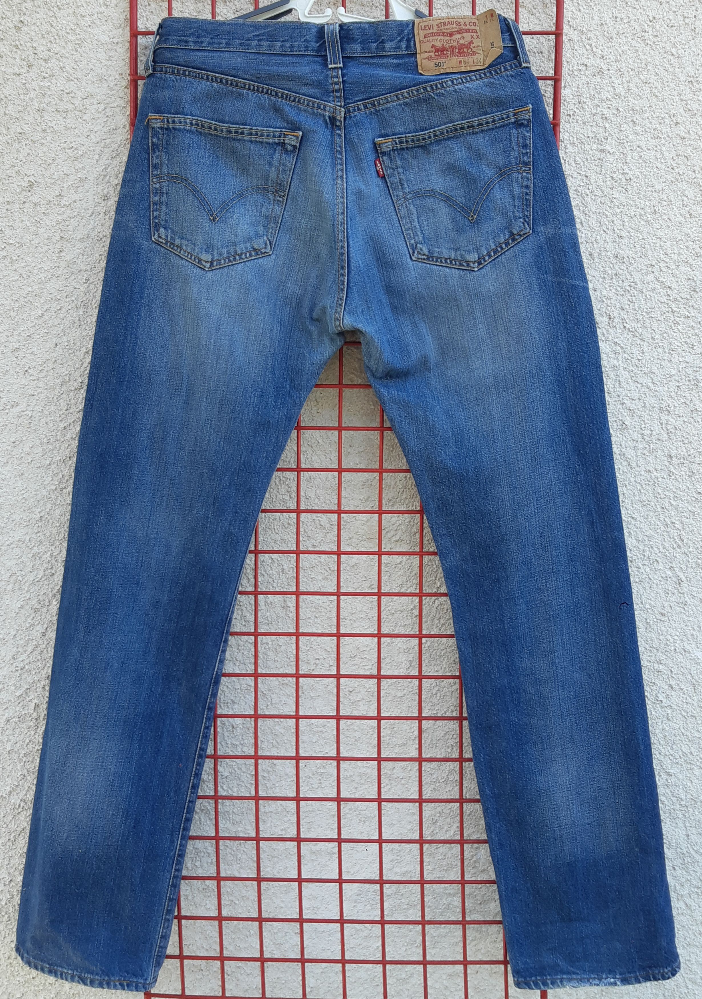 Levi's Vintage LEVI'S 501 Button Fly made in Hungary W34L34 Size US 34 / EU 50 - 2 Thumbnail
