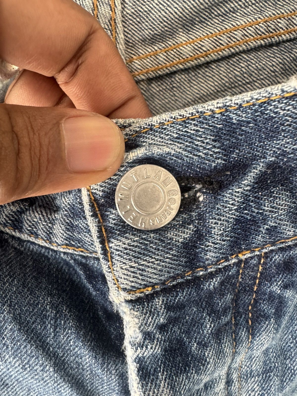 Helmut Lang 🔥RARE🔥VINTAGE HELMUT LANG PAINTER JEANS 1998 CLASSIC CUT Size US 29 - 5 Thumbnail