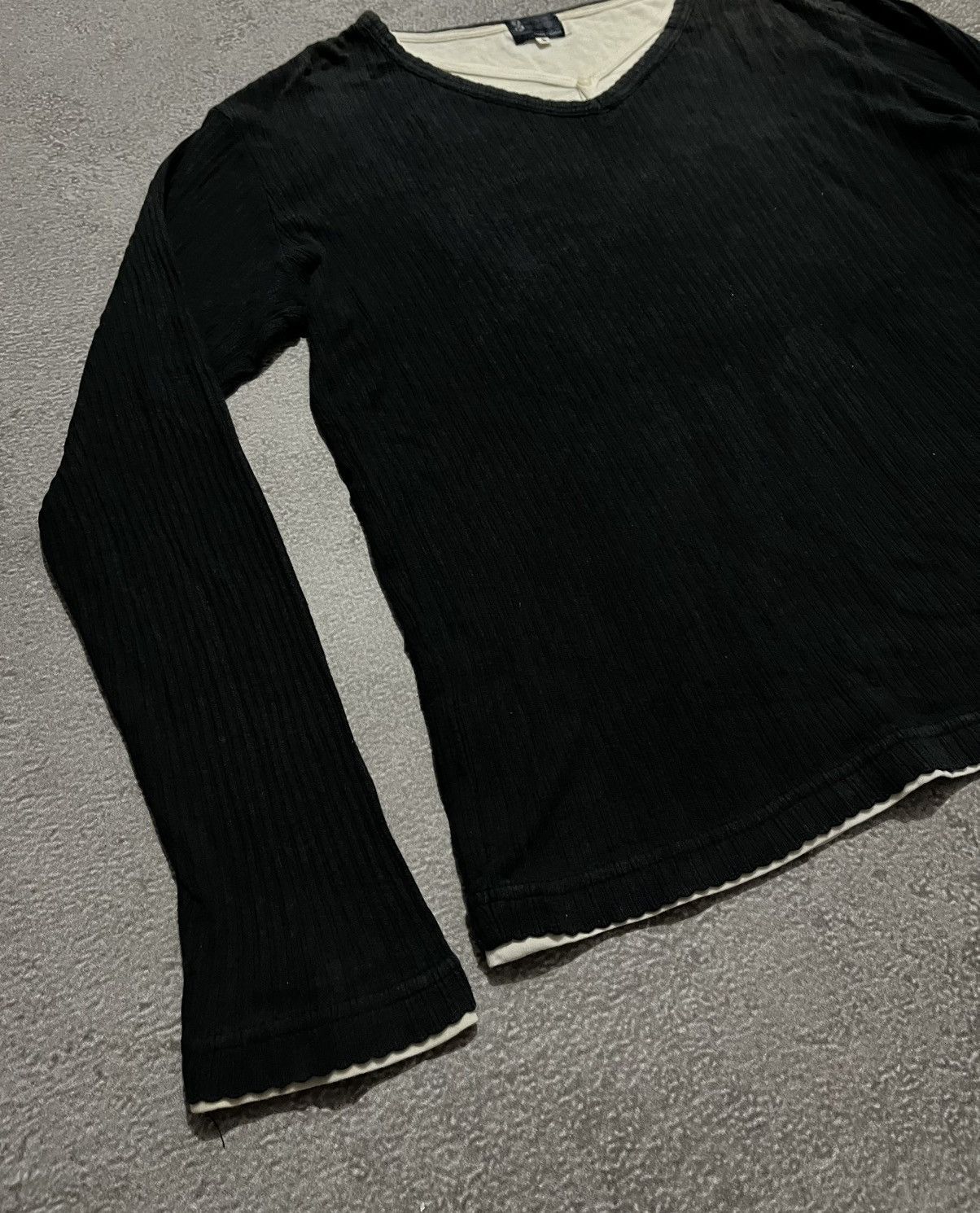 Takeo Kikuchi Vintage Takeo Kikuchi Double Layer Long Sleeve Size US M / EU 48-50 / 2 - 2 Thumbnail