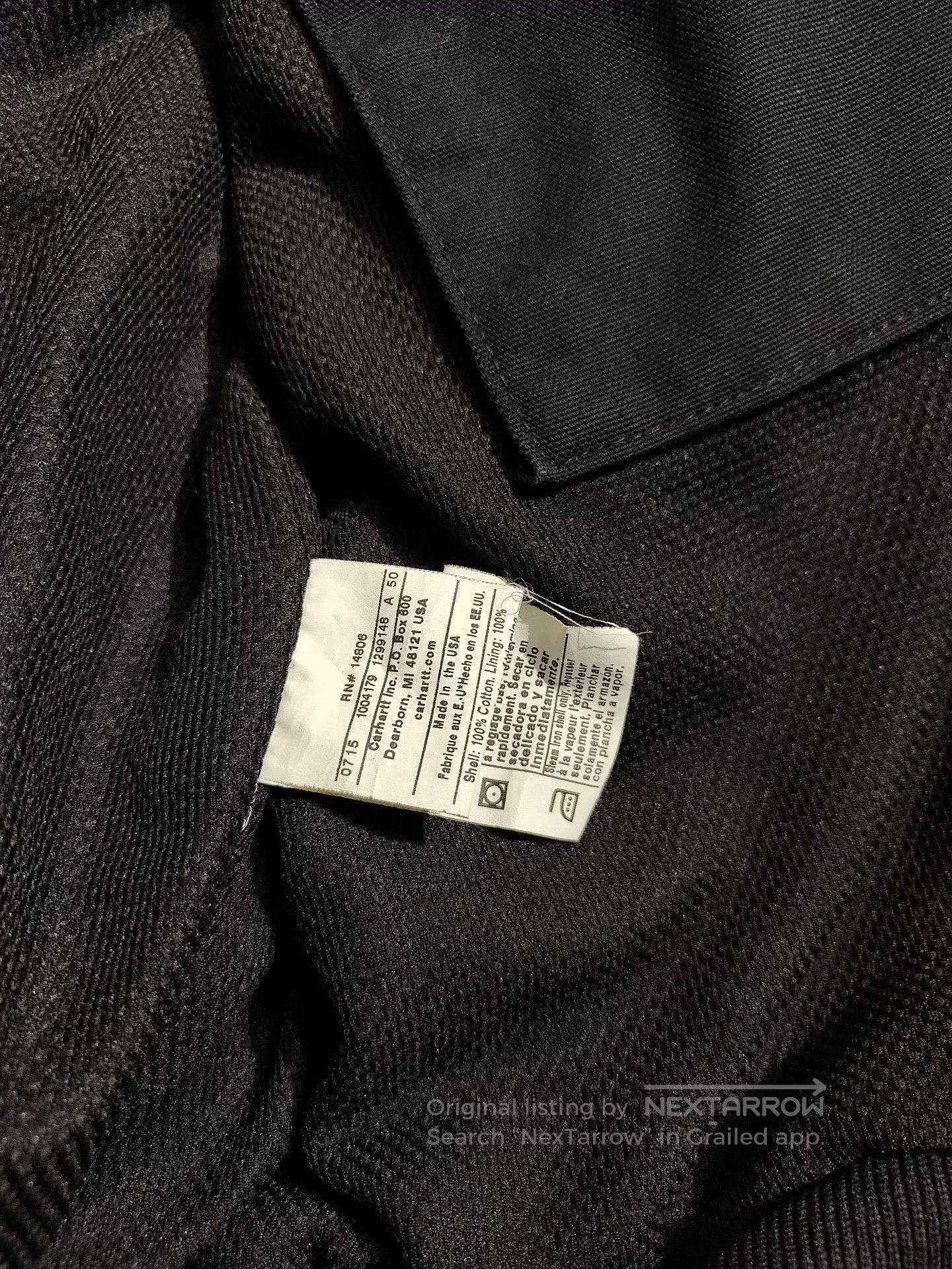Carhartt Carhartt Black J130 Jacket XL Vintage. Size US XL / EU 56 / 4 - 5 Thumbnail