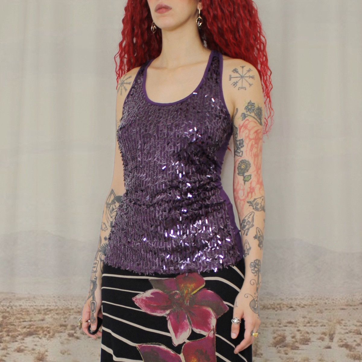 Other 🔮PURPLE SEQUIN TOP🔮 Size M / US 6-8 / IT 42-44 - 2 Thumbnail