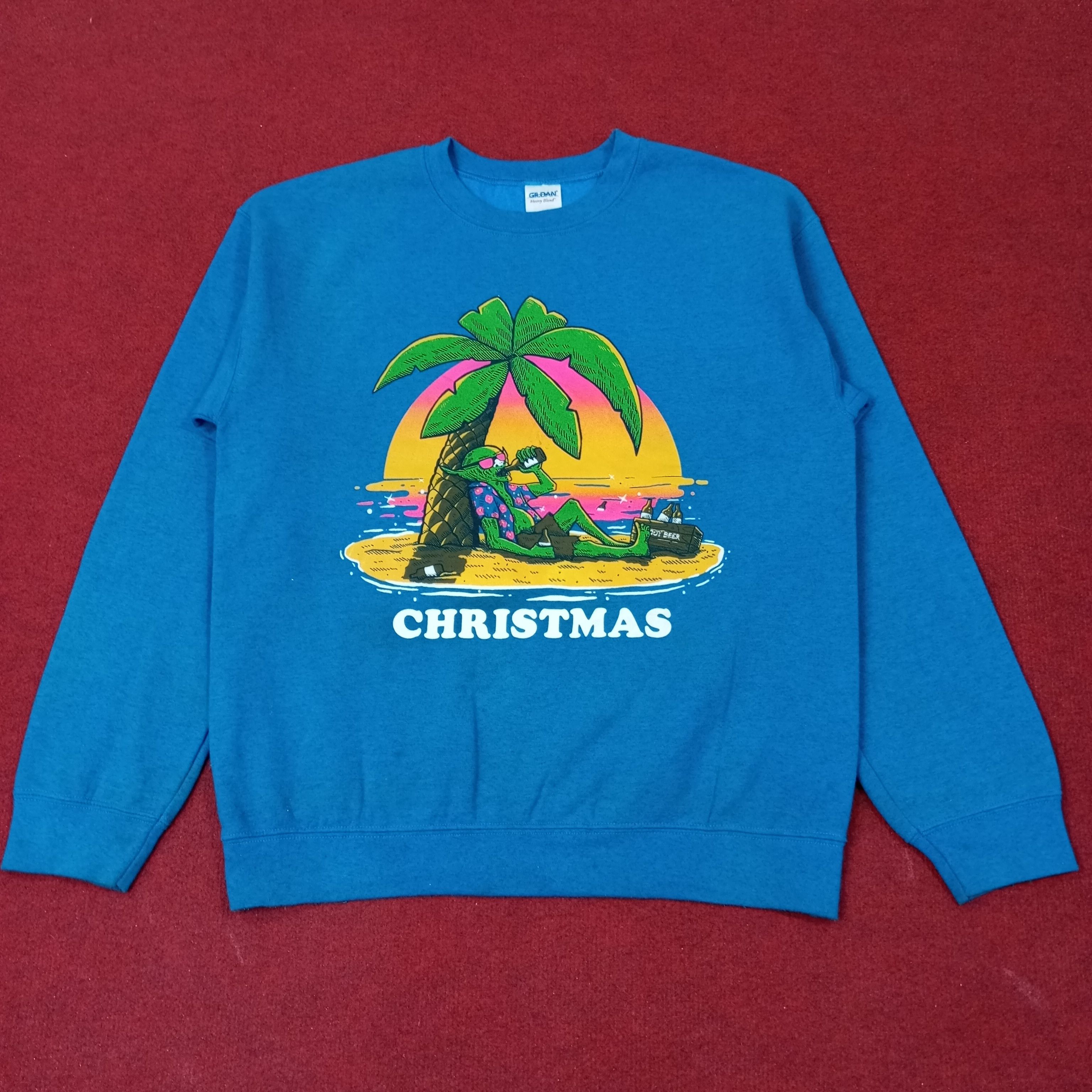 Vintage Christmas Streetwear Sweatshirt c255n17 Size US M / EU 48-50 / 2 - 1 Thumbnail
