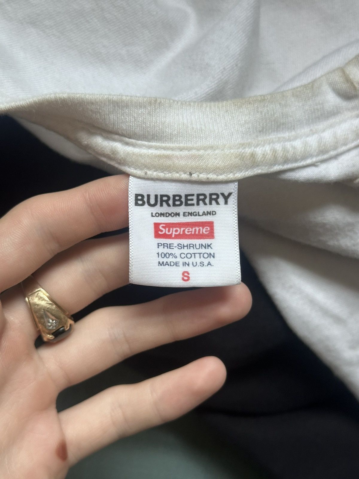 Supreme SS22 Supreme burberry box logo Size US S / EU 44-46 / 1 - 4 Thumbnail