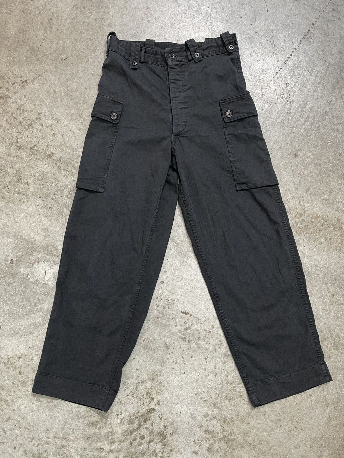 Vintage 1967 Belgium HBT Army 60s Military pants black 1960’s | Grailed