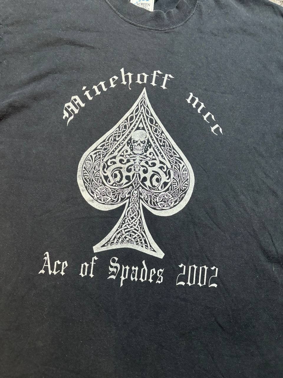 Band Tees × Vintage Vintage Y2K Menehaf Mcc Ace Of Spades 2002 Band T Shirt Size US M / EU 48-50 / 2 - 3 Thumbnail