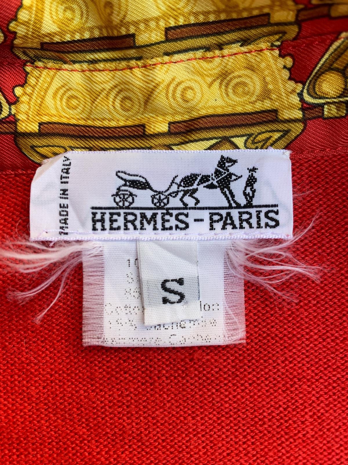 Hermes Parures des Sables Silk/Cotton Shirt Size US S / EU 44-46 / 1 - 8 Thumbnail