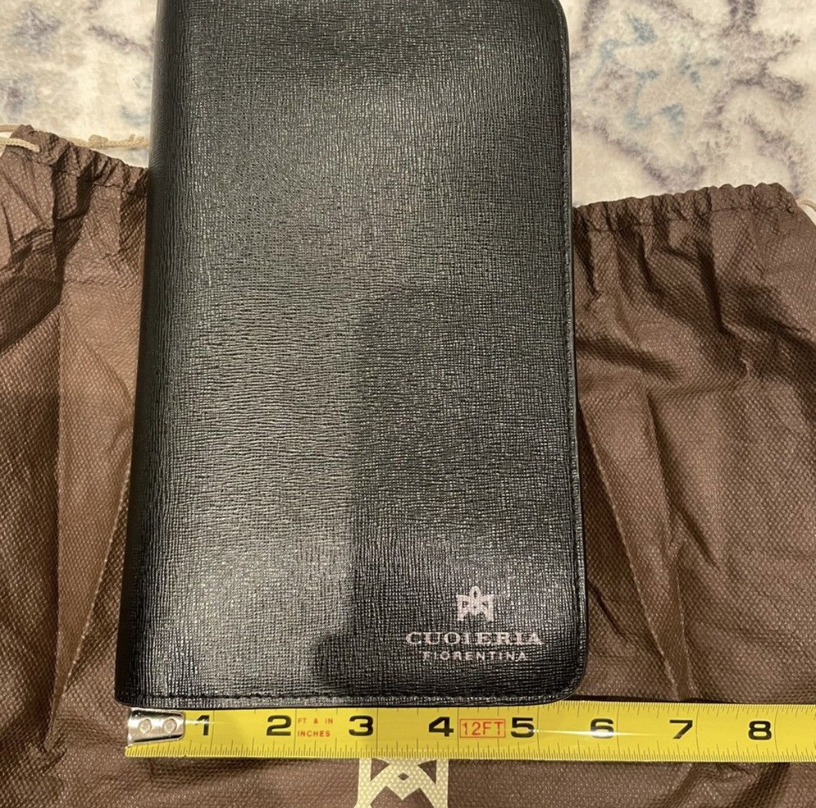 Designer cuoieria fiorentina NWT Leather Zip Carryall Clutch Wallet Size ONE SIZE - 8 Thumbnail