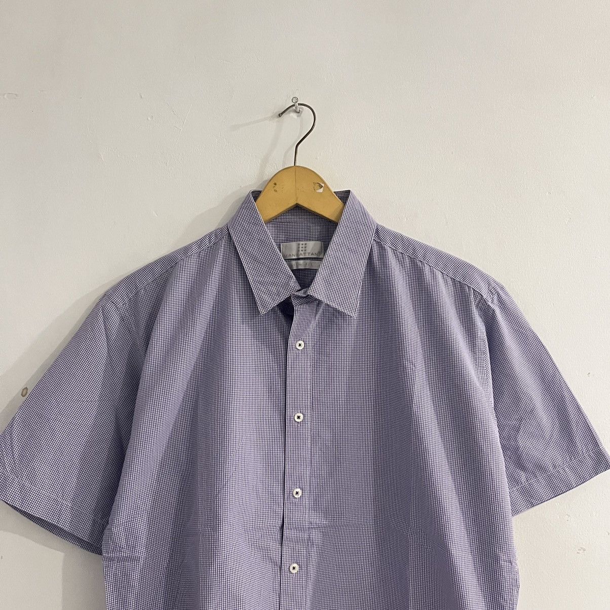 Japanese Brand manhattan - ss button up shirt Size US L / EU 52-54 / 3 - 2 Thumbnail