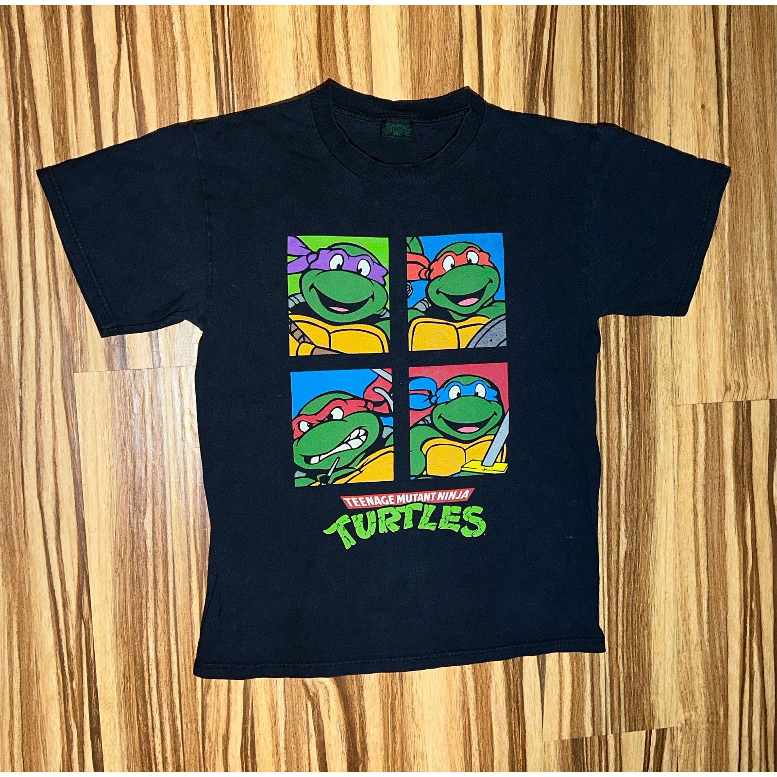 & Other Stories Vintage2007 TMNT Retro Black Tshirt Size Medium Size US M / EU 48-50 / 2 - 1 Thumbnail