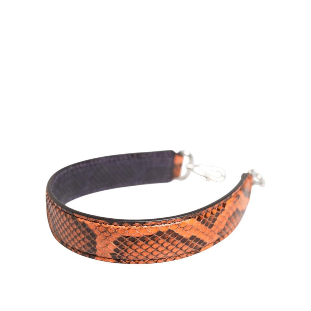 Dolce & Gabbana Dolce & Gabbana Orange Exotic Leather Bag Shoulder Strap Size ONE SIZE - 3 Thumbnail