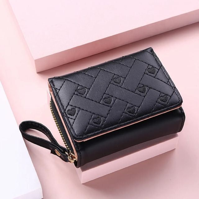 Other Women's Short Embroidered Love Zero Wallet Size ONE SIZE - 6 Thumbnail