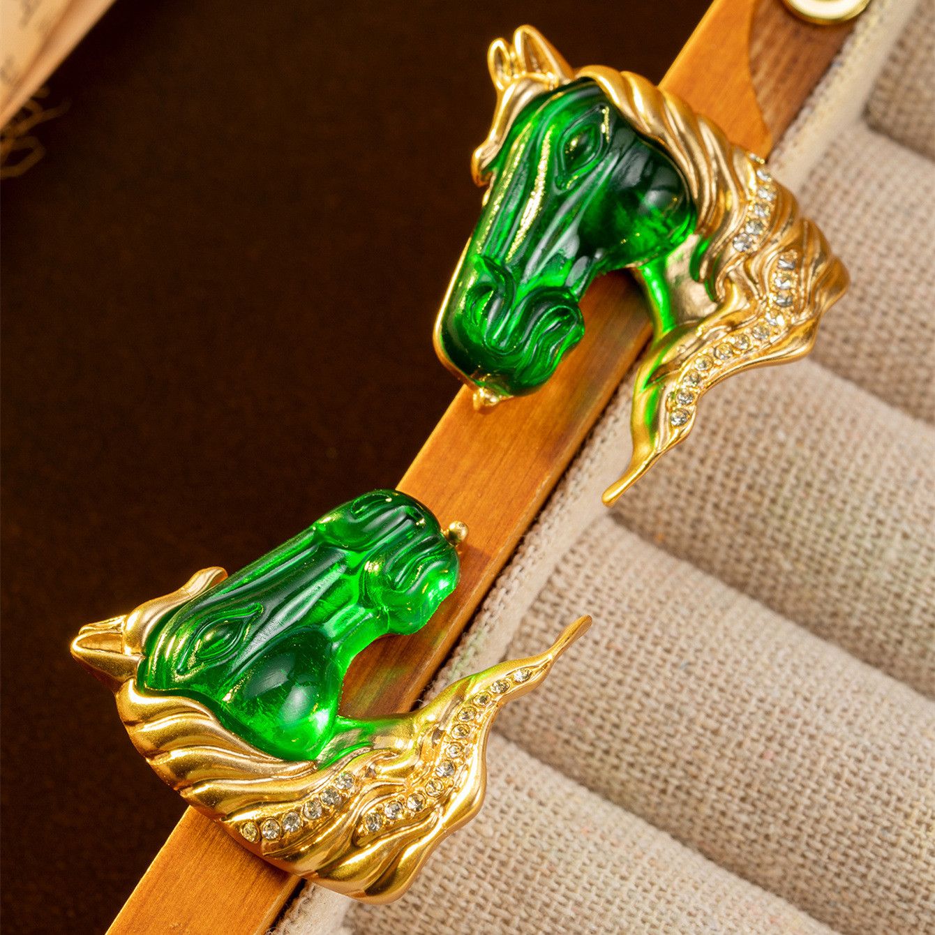 Other vintage horse head earrings Size ONE SIZE - 3 Thumbnail