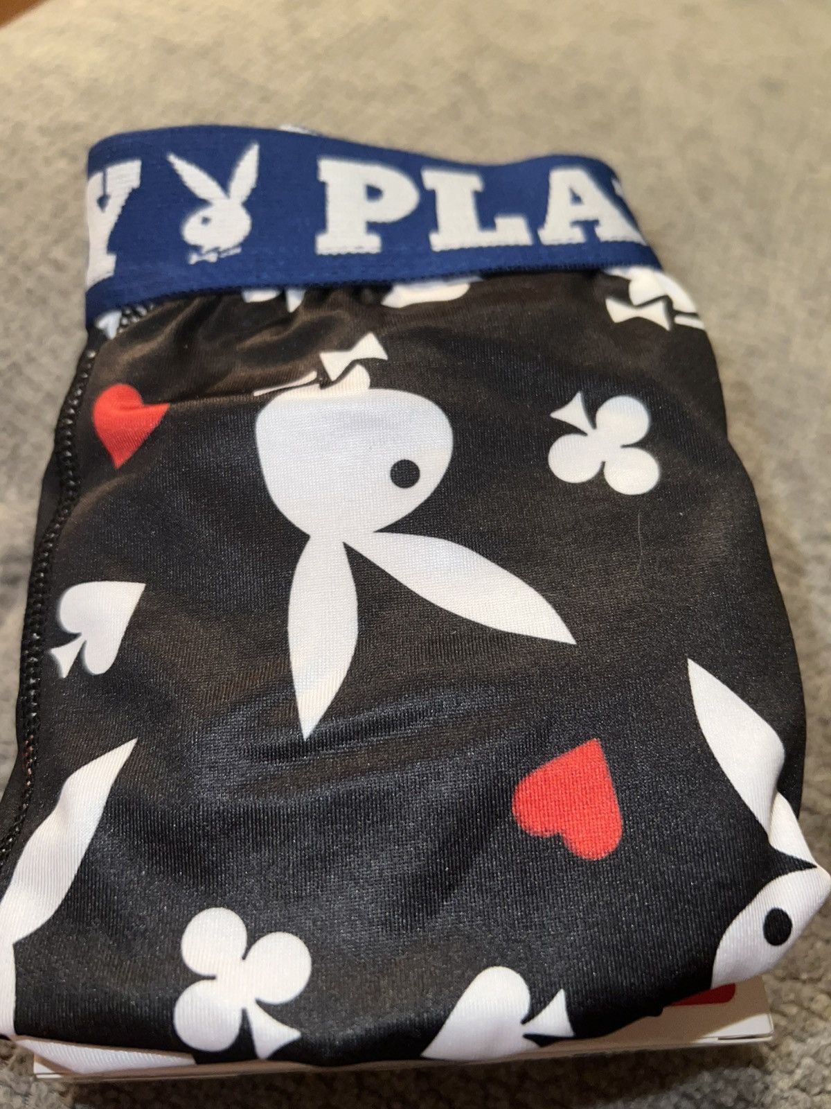 Designer × Playboy Authentic Playboy Men’s Brief & Crew Sock Combo Set Large Size 36 - 2 Thumbnail