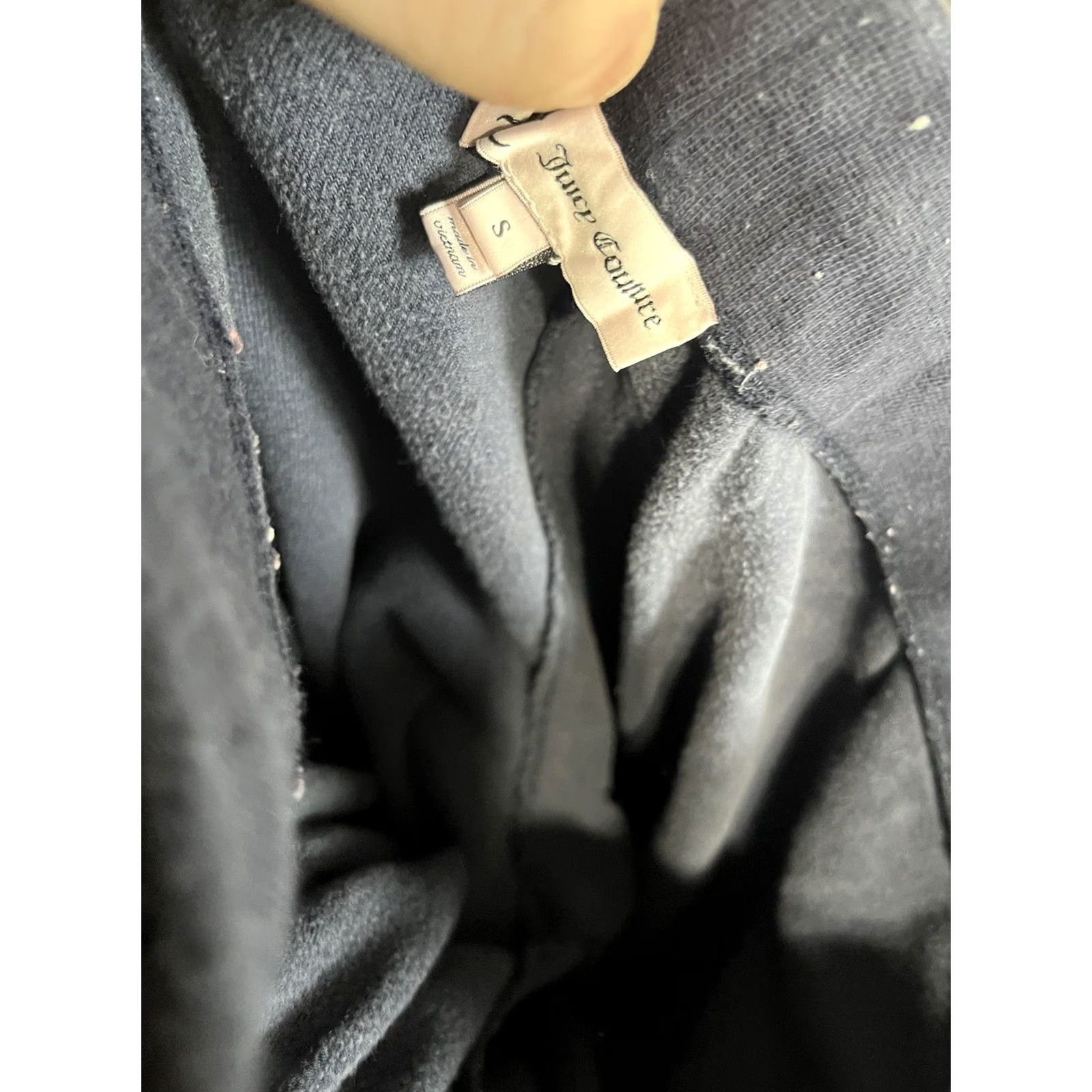 Juicy Couture VINTAGE Juicy Couture Pants Navy Blue Velour Cotton Terrycloth Women Long Flared Sweatpants Size S Womens Size 28" / US 6 / IT 42 - 5 Thumbnail