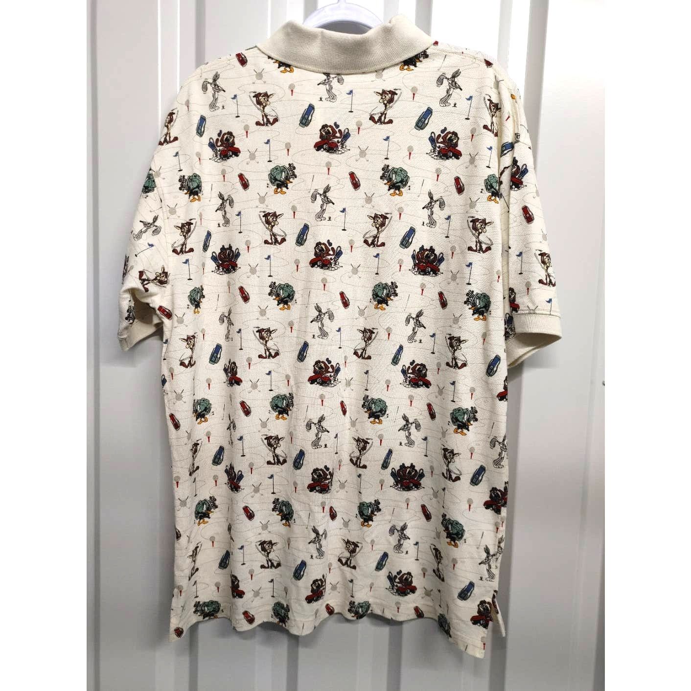 Other Vtg Warner Bros Golf Polo Shirt Taz Bugs Wylie Large NWT Size US L / EU 52-54 / 3 - 2 Thumbnail