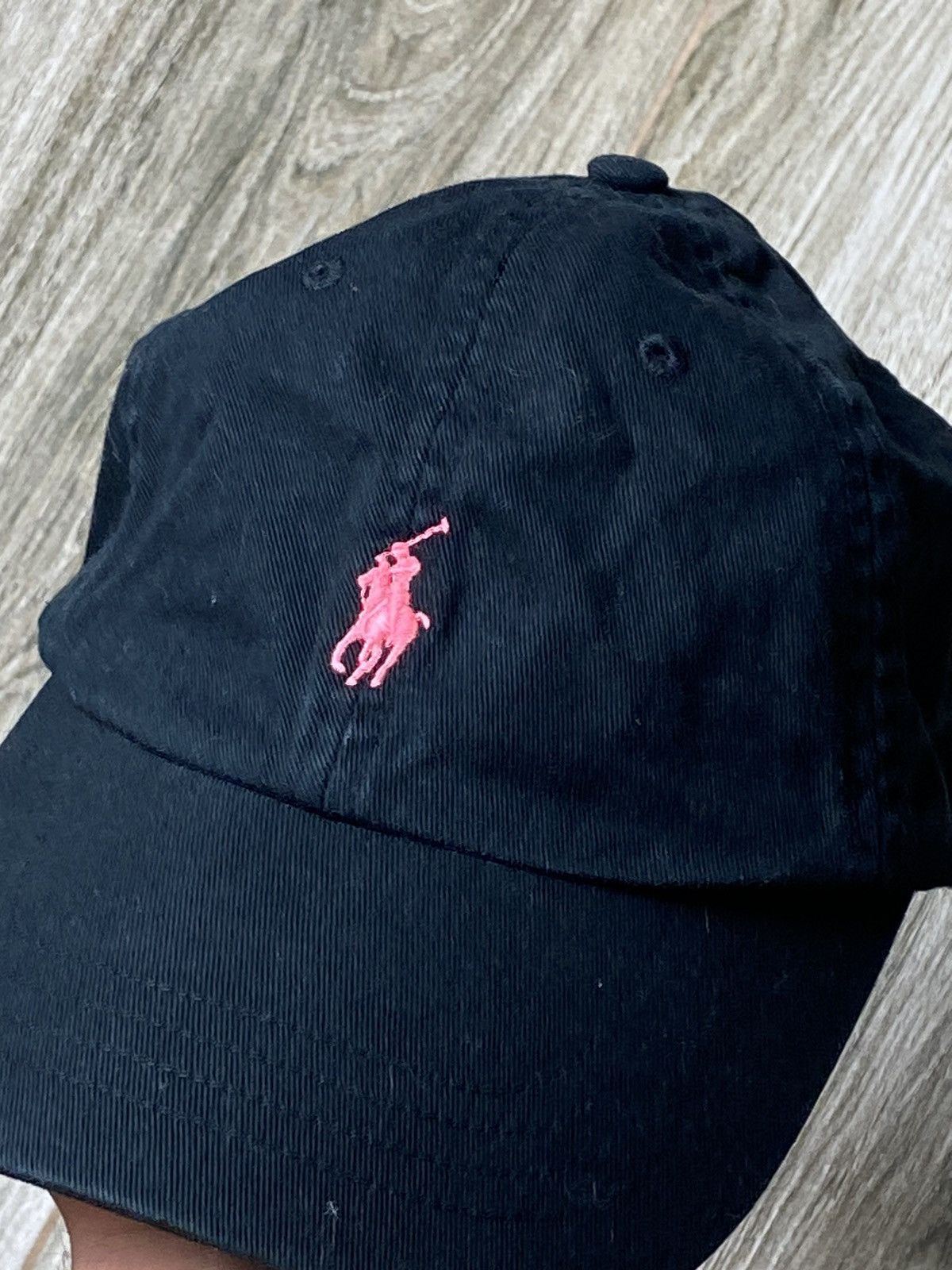 Polo Ralph Lauren × Vintage Cap Polo Ralph Lauren Vintage Streetwear Y2k Denim Pink Size ONE SIZE - 9 Thumbnail