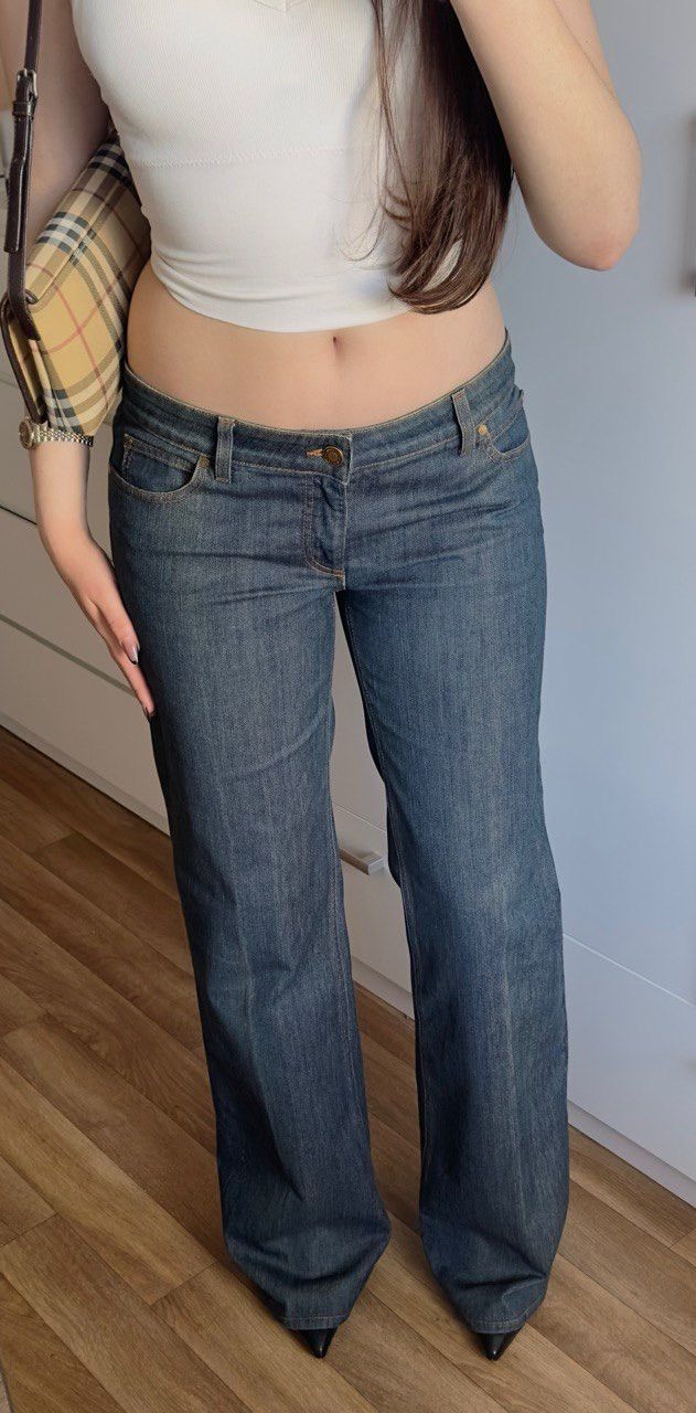 Gucci Gucci Archive Embroidered "G" Logo Denim Jeans Made in Italy Size 30" / US 8 / IT 44 - 4 Thumbnail