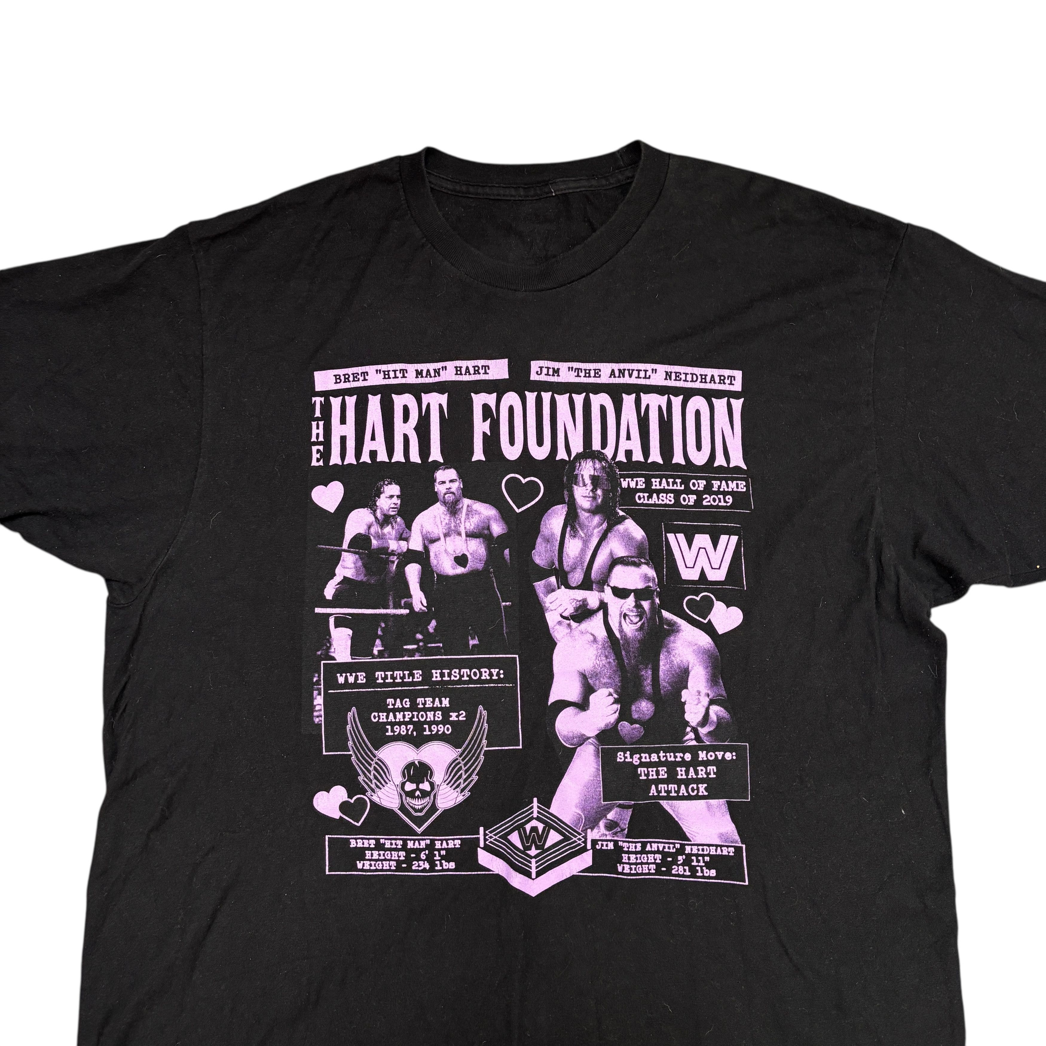 WWE Bret Hart Shirt Jim Neidhart Wrestling WWE WWF Sports Tee Size US L / EU 52-54 / 3 - 2 Thumbnail