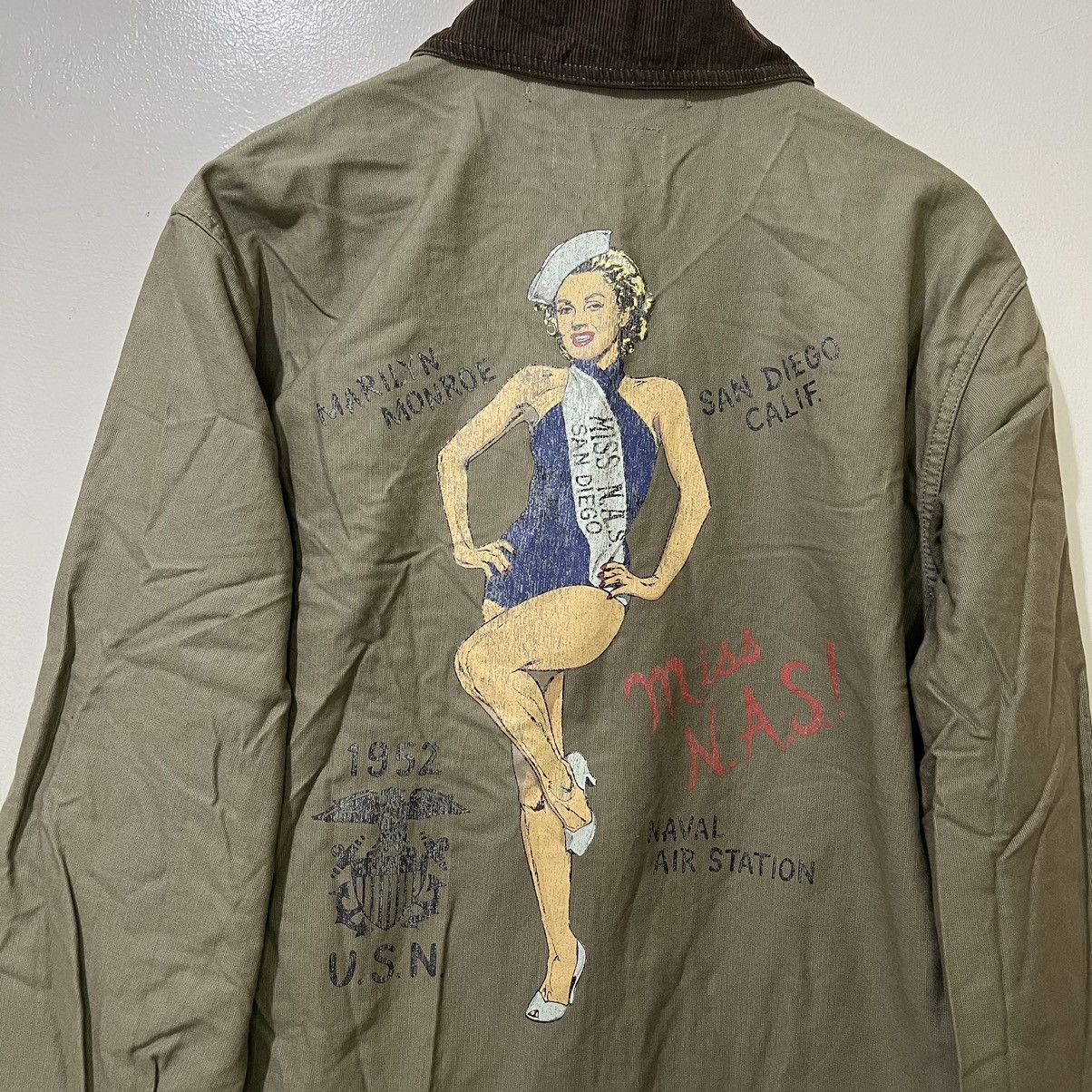 TOYS McCOY Toys McCoy N1 Civilian Marilyn Monroe 'MISS N. A. S' Jacket Size US L / EU 52-54 / 3 - 19 Thumbnail