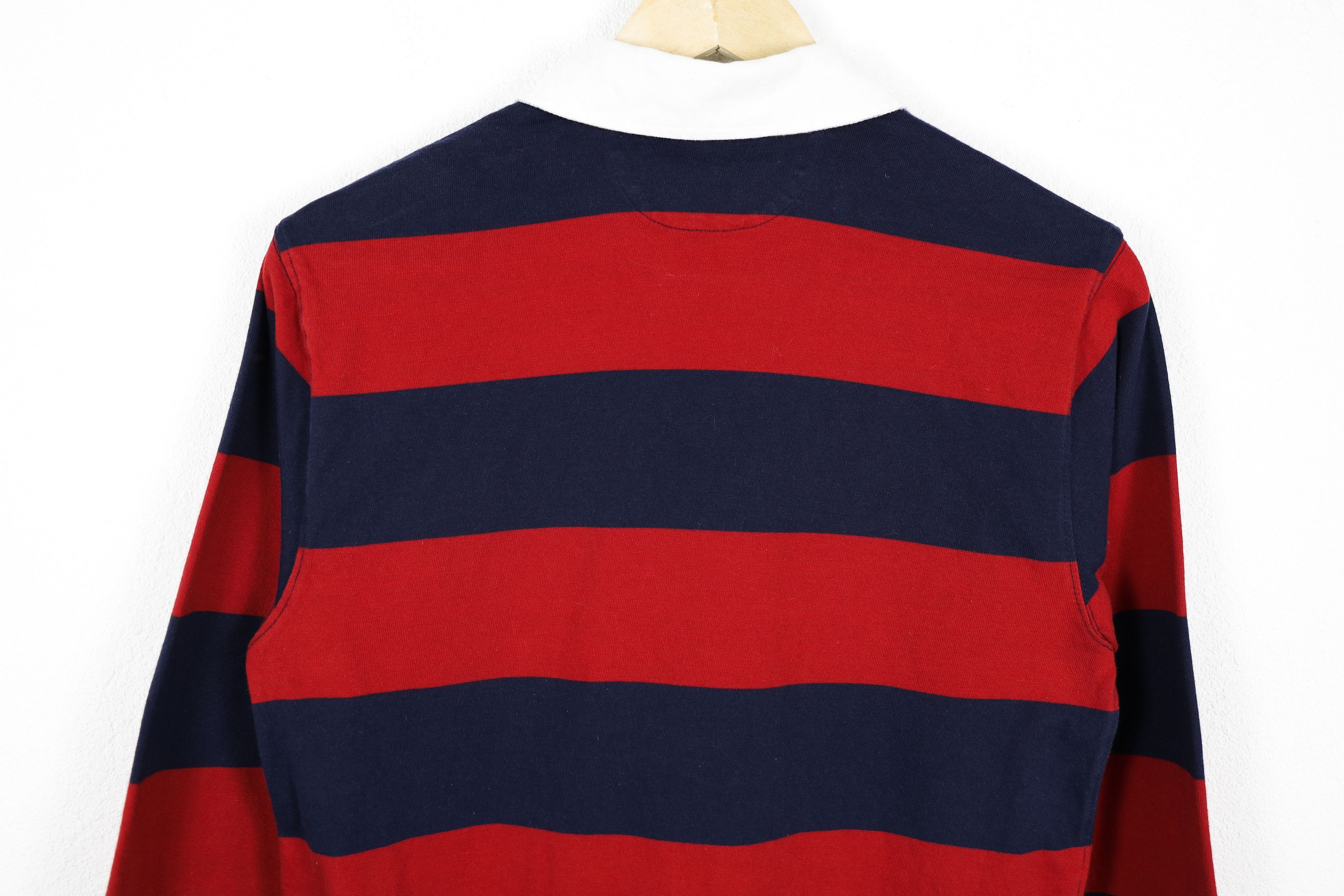 Rugby Ralph Lauren Polo Ralph Lauren Pony Logo Striped Rugby Polo Size L / US 10 / IT 46 - 7 Thumbnail