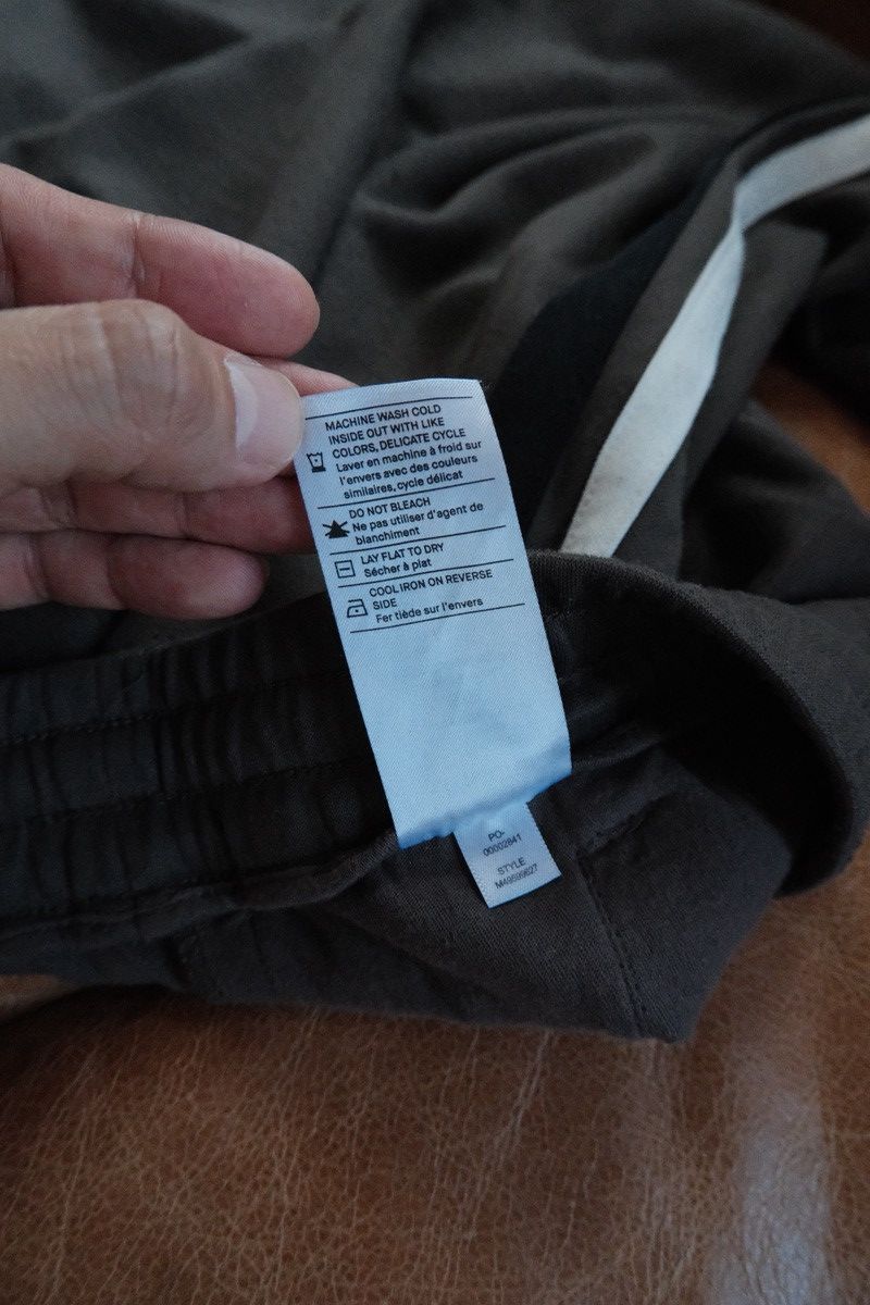 Vince Olive Green Pleated Drawstring Track Pants Size US 30 / EU 46 - 9 Thumbnail