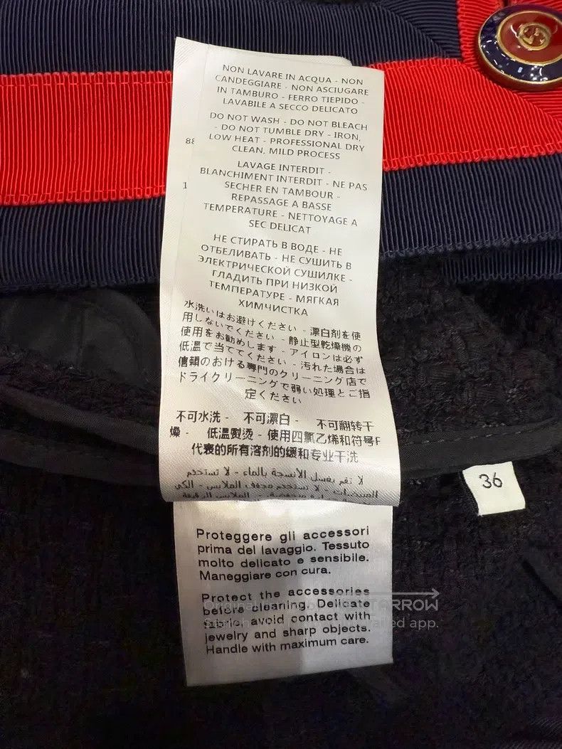 Gucci Gucci Black, red and blue striped cardigan coat Size XS / US 0-2 / IT 36-38 - 8 Thumbnail