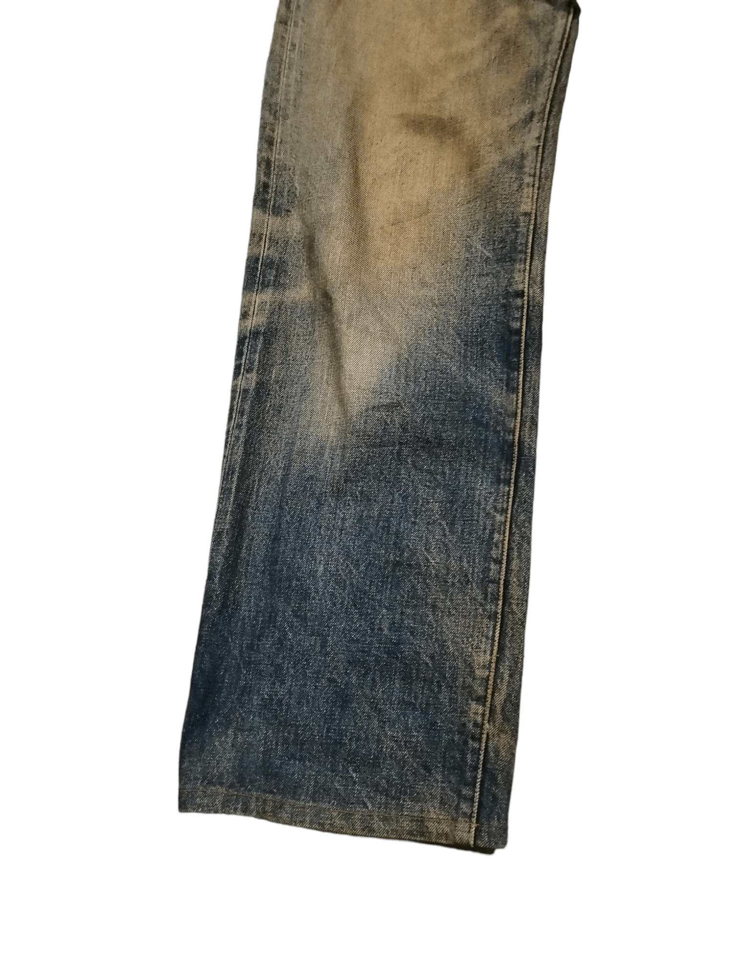 Japanese Brand Vintage Acoustic Salvage Distressed Denim Pants Size US 33 - 5 Thumbnail