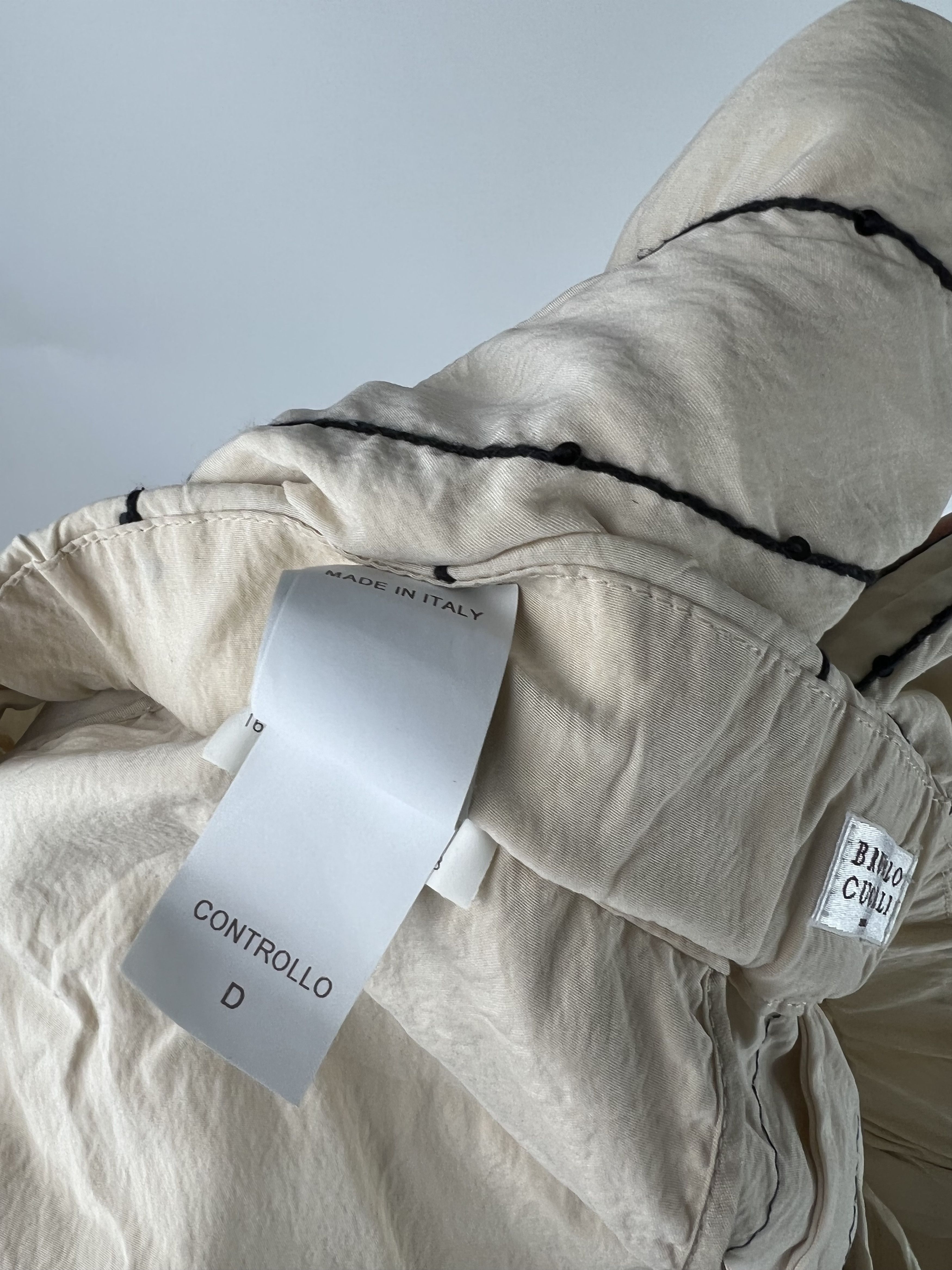 Brunello Cucinelli Brunello Cucinelli Womens Striped Sequin Silk Pants IT44 Size 30" / US 8 / IT 44 - 12 Thumbnail