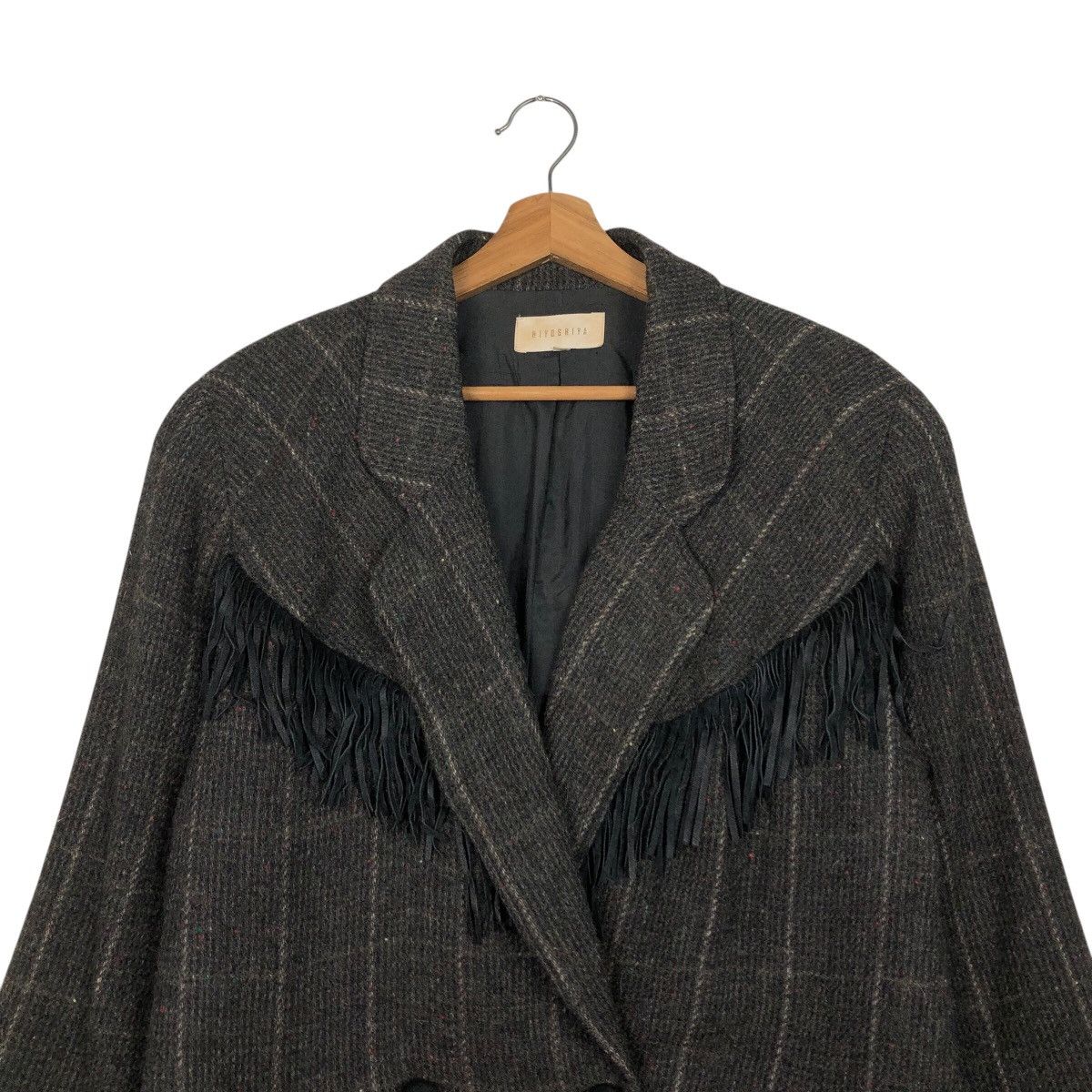 Japanese Brand 📌Wool Jacket Boro Design Western Hiyoshiya Issey Miyake Size US M / EU 48-50 / 2 - 4 Thumbnail